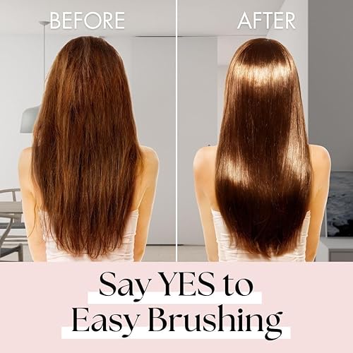 Miniatura 5 de Cepillo desenredante para cabello grueso, rizado, liso y natural, cepillo desenredante suave para mujeres, niños y niños pequeños con cerdas