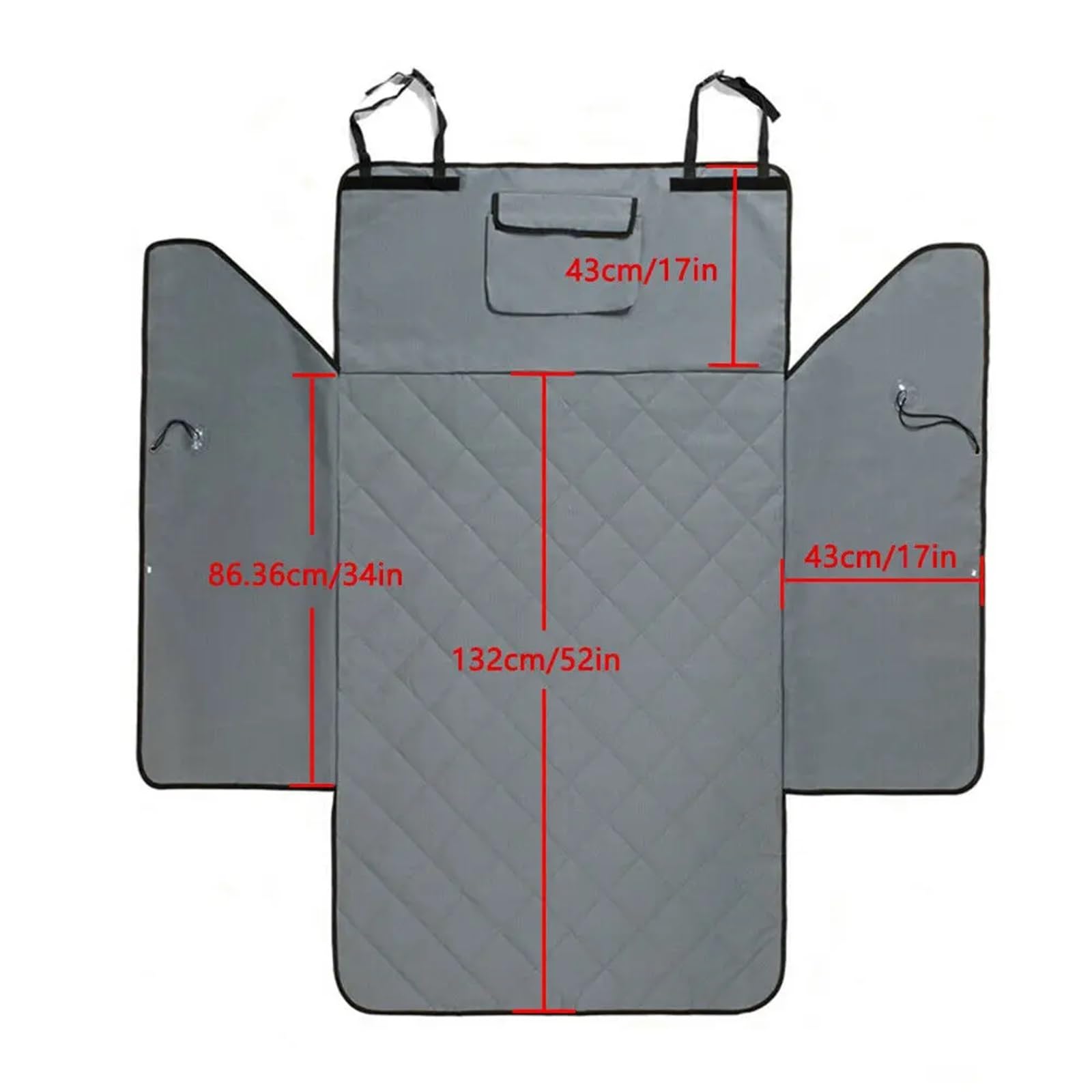 Schutzmatte Cargo-Matte Kofferraumschutzmatte für Hunde und Katzen, für Haustiere, SUV, Schutzmatte, wasserdicht, 600D Oxford-Stoff(H)