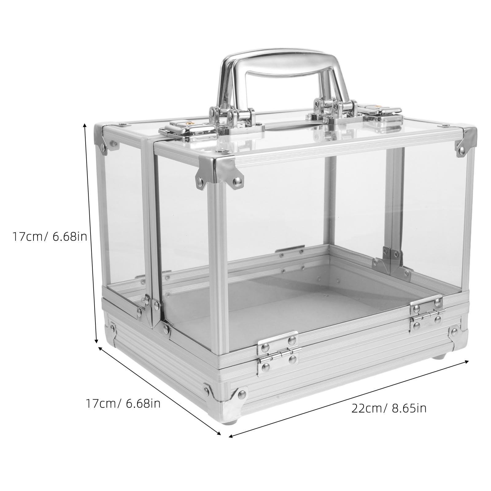 Toyvian Boîte de Rangement Transparente Grande Capacité avec Couvercle pour Organiser Disques et Albums pour Vinyles et CD Maison