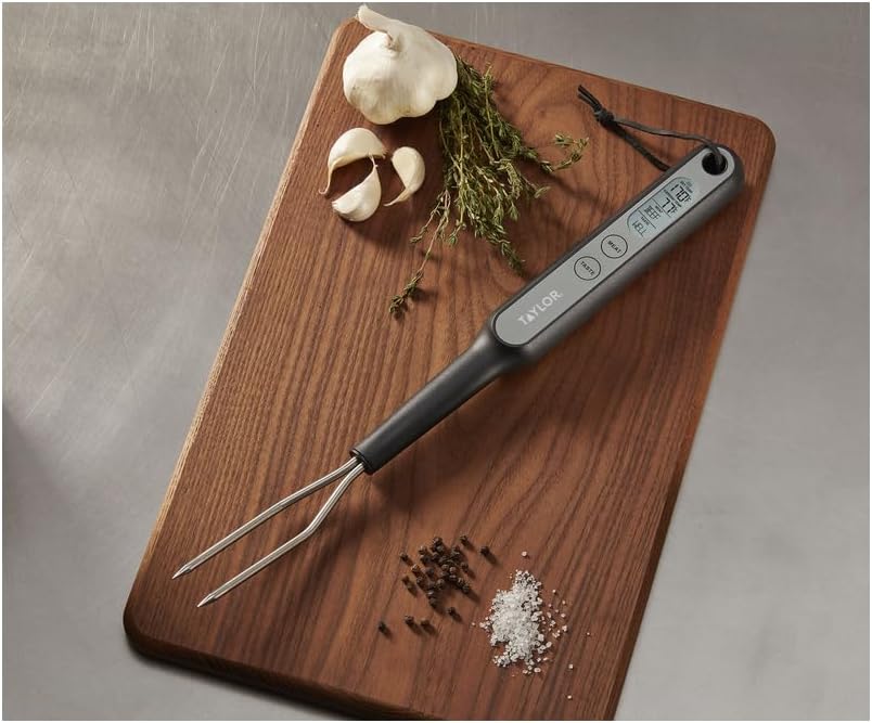 Taylor Precision Products 5262231 Kitchen Thermometer, 1.57"x1.18"x16.14", Black