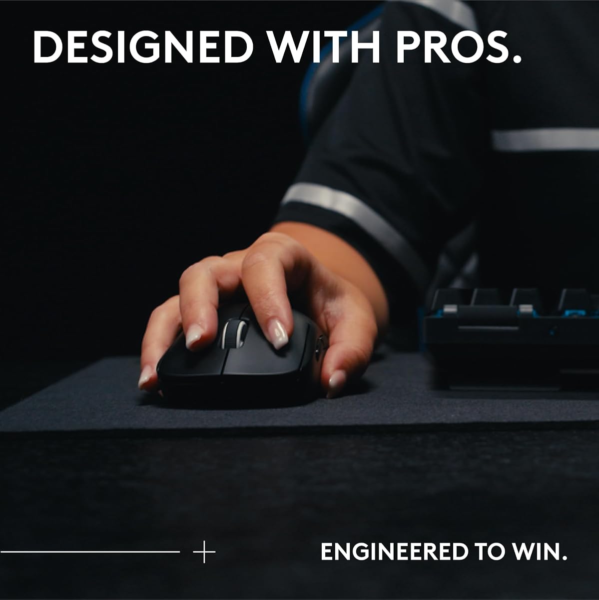 Logitech G PRO X SUPERLIGHT 2 SE wireless gaming mouse, 60 g pro-grade mouse with 5 programmable buttons, 44K DPI sensor, 888+ IPS, 1 kHz report rate, USB-C charging for PC/Mac - Black Black SUPERLIGHT SE - 1K Polling - Symmetrical Mouse