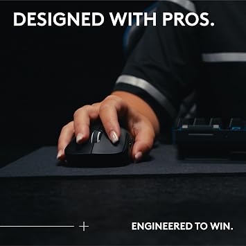 Logitech G PRO X Superlight 2 SE wireless gaming mouse, 60 g pro-grade mouse with 5 programmable buttons, 44K Dpi sensor, 888+ Ips, 1 kHz report rate, USB-C charging for PC/Mac - Black