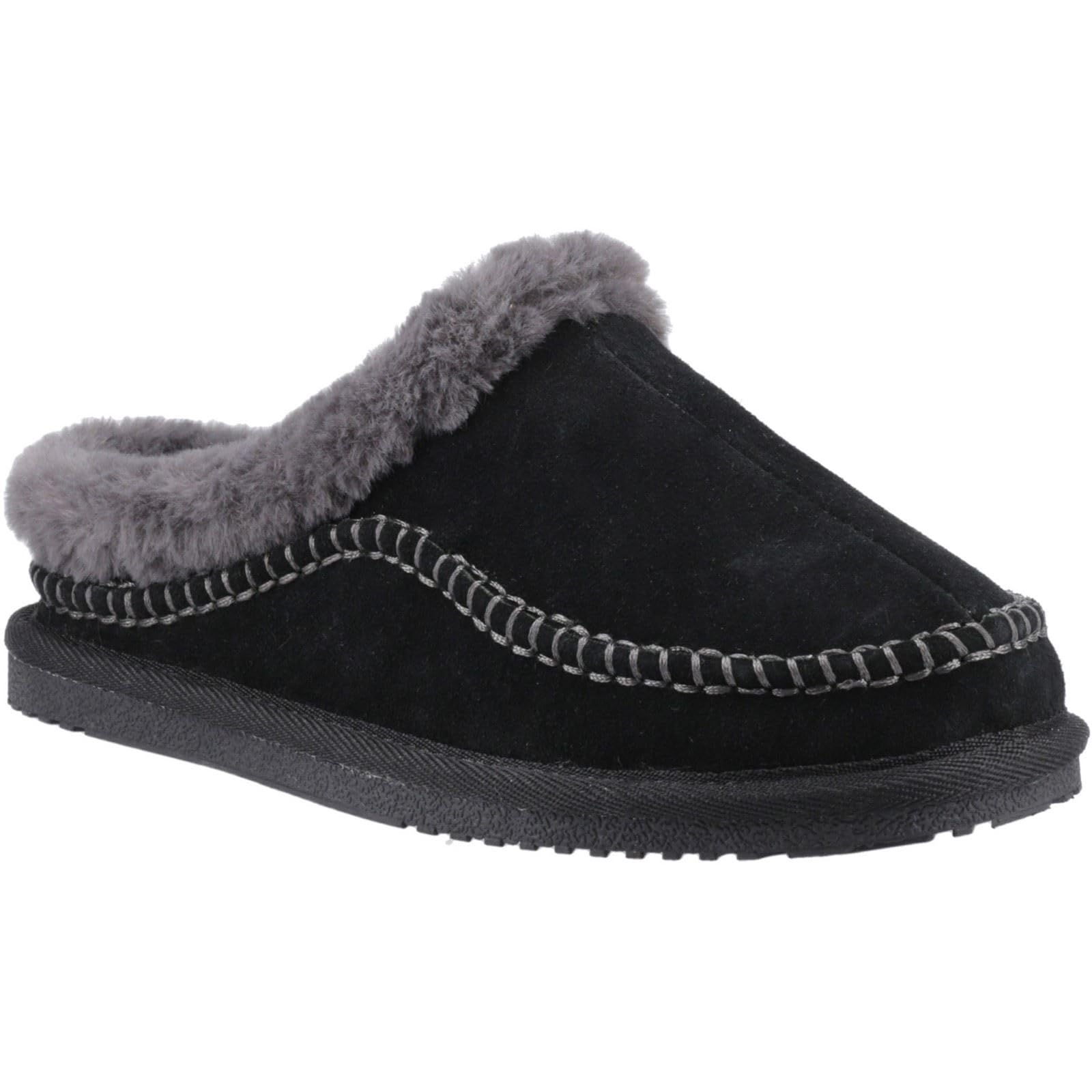 Hush Puppies Female Anika Slipper, Black, 3
