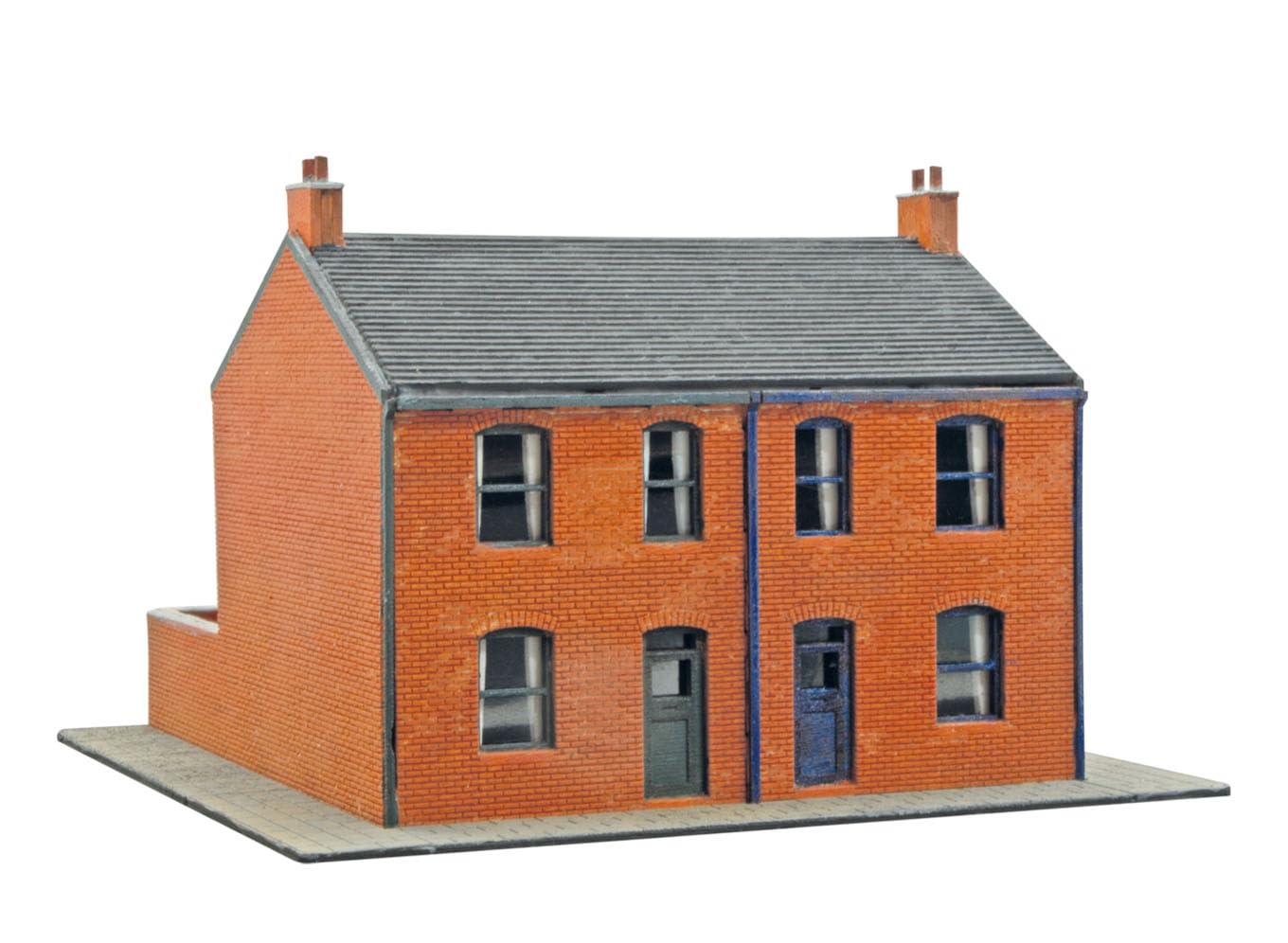 Peco NB308 Lineside Victorian Houses Semi Detached N Gauge