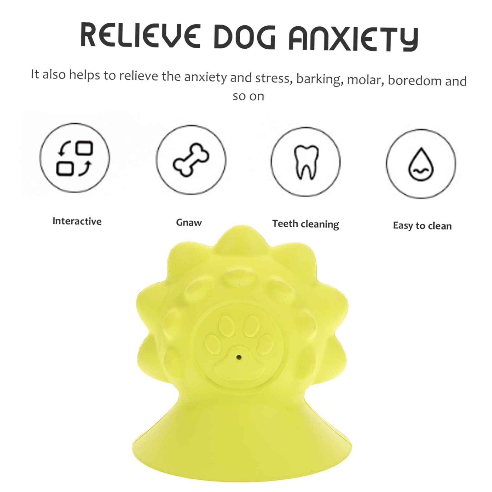 INOOMP 3piezas Juguete para De Goma Divertido y Resistente para Cachorros y Estimula La Masticación Color