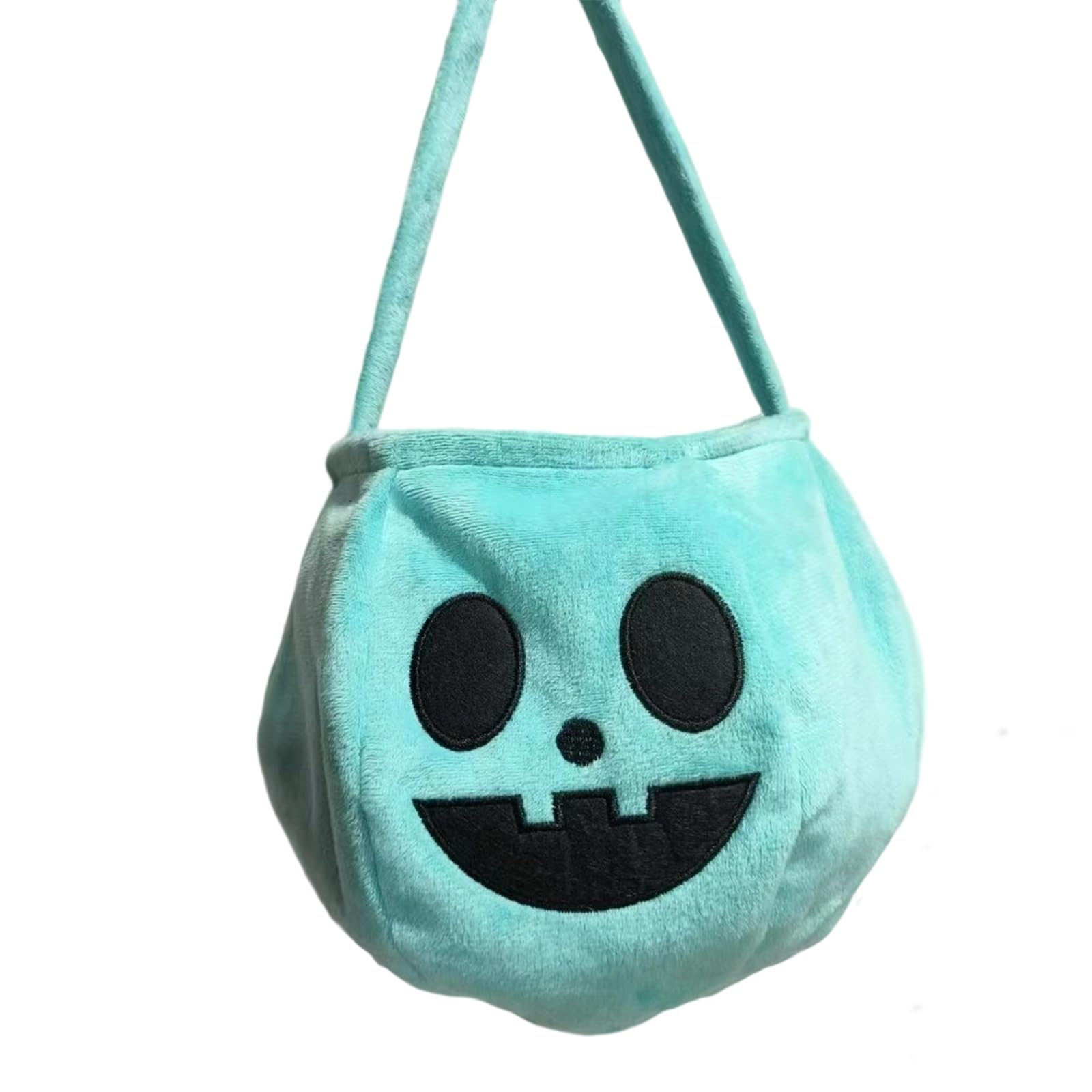 Kalttoy Holiday Season Velvets Candy Bag Oversized Pumpkin Design Seasonal Party Essential Party Accessory for Candy Collection Gatherings Halloween Favor Bags