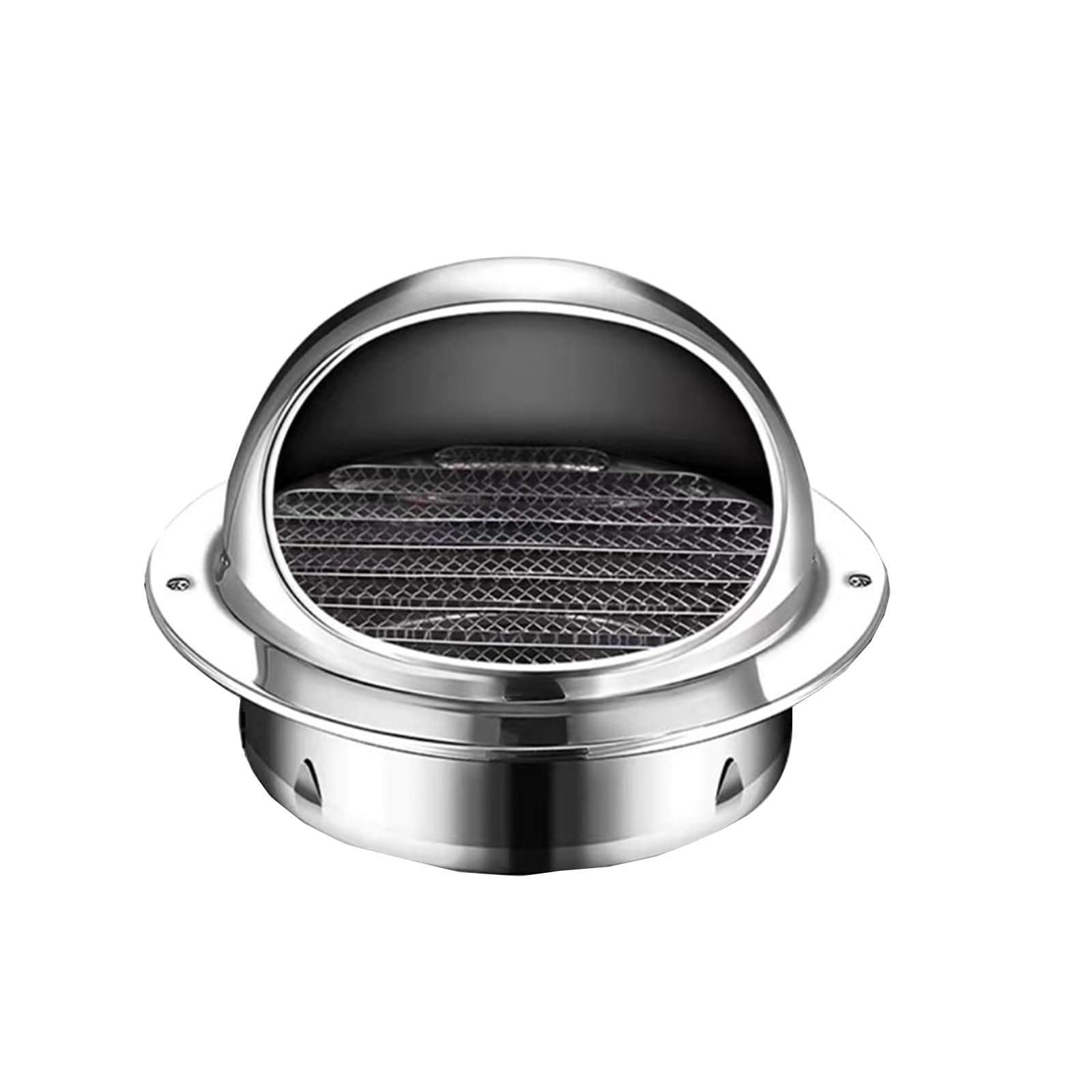 HZEPDVT 201 stainless steel exterior wall hood spherical vent bathroom ventilation rain cover kitchen flue ventilation cap 1 piece(180mm)