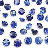 【BELLPIERI】ネパール産 カイヤナイト コインファセットカット ルース 5mm【2コ販売】 / 82-39 KI5CO-X