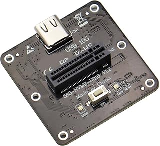 xromtbem M.2 to USB3.1 Type-C Adapter Card Expansion Card Converter Board JMS583 Main Control Chip for 2230-22110 M.2 SSD Solid Hard Disk Drive Converter Board Expansion Card Adapter Support NGFF