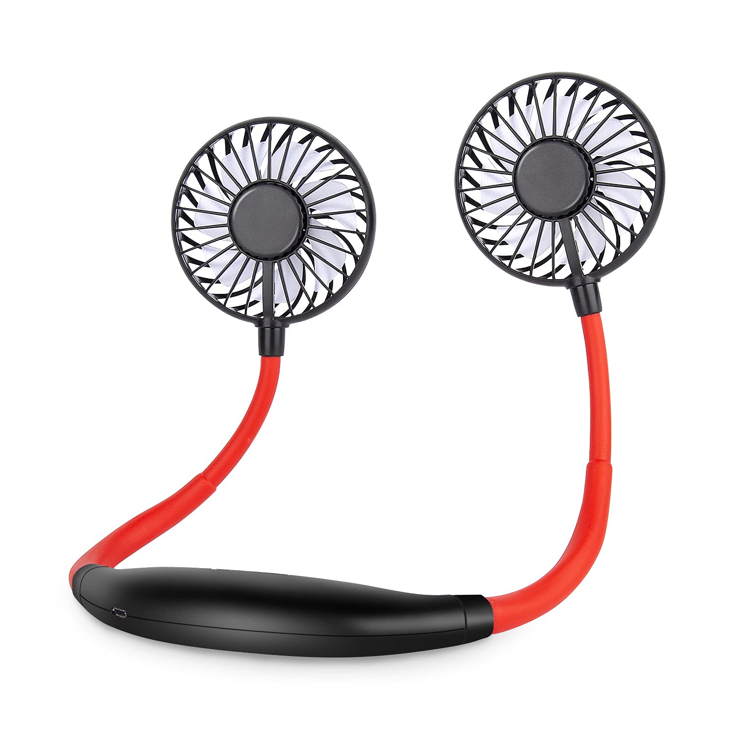 Buy SkyGenius Rechargeable Hand Free Portable Neck Fan, Battery Operated Mini Personal Necklace