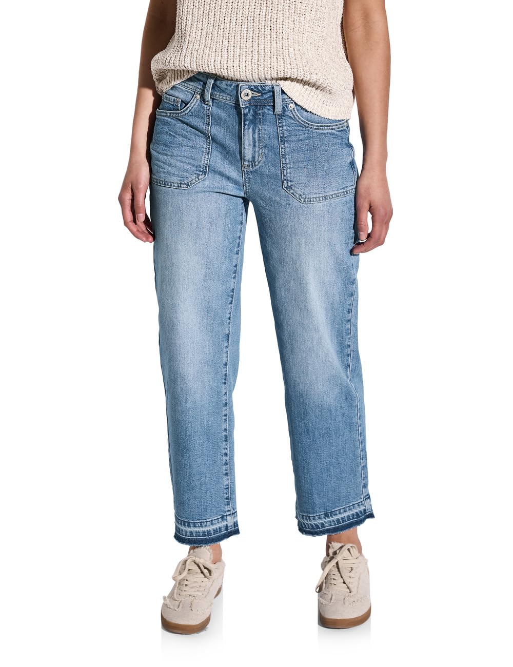 Straight Legs jeans voor dames in Beige