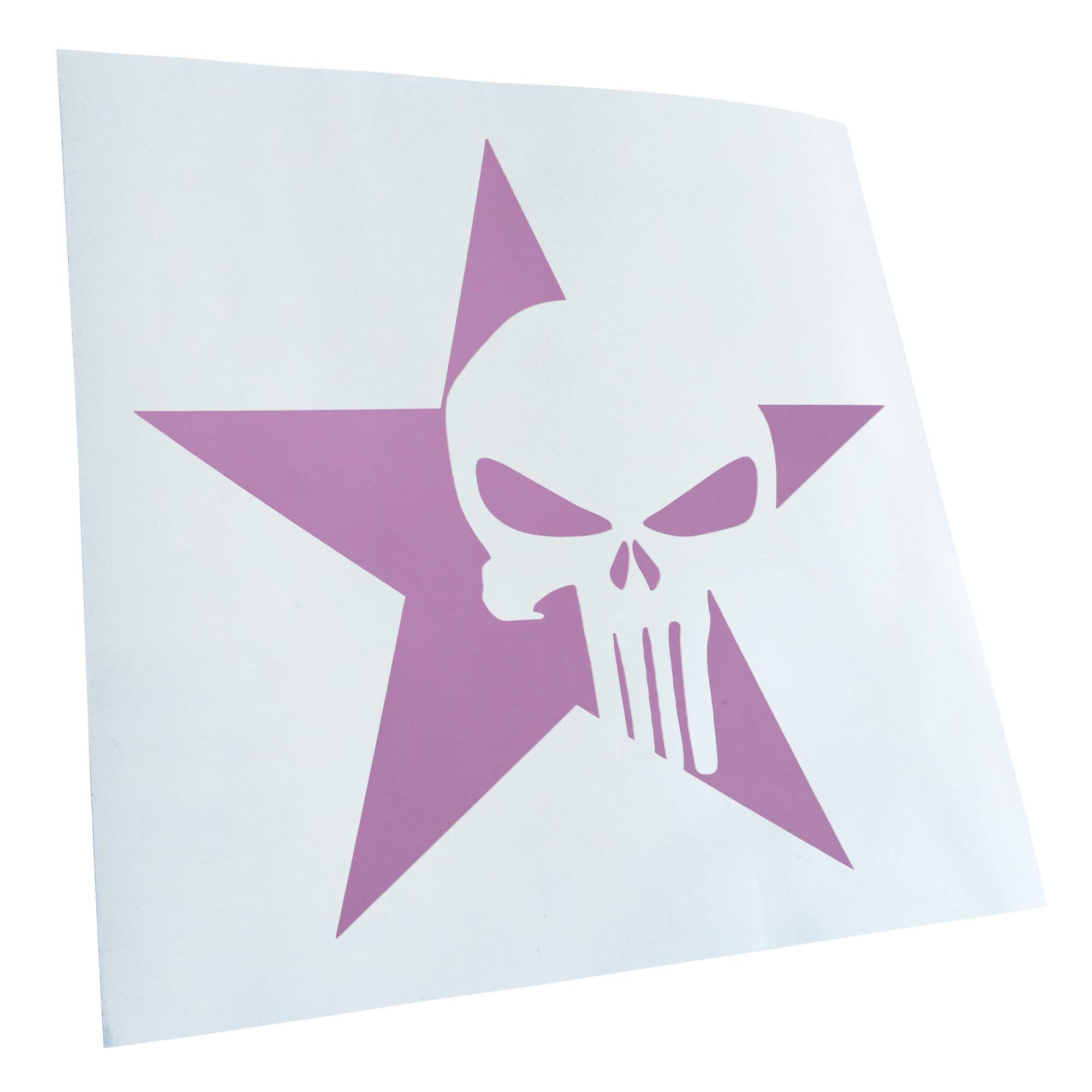 Kiwistar - Car Sticker - US Punisher Star Star Sticker for Car, Laptop, Bicycle, Truck, Motorcycle Multicolor JDM Decal Racing