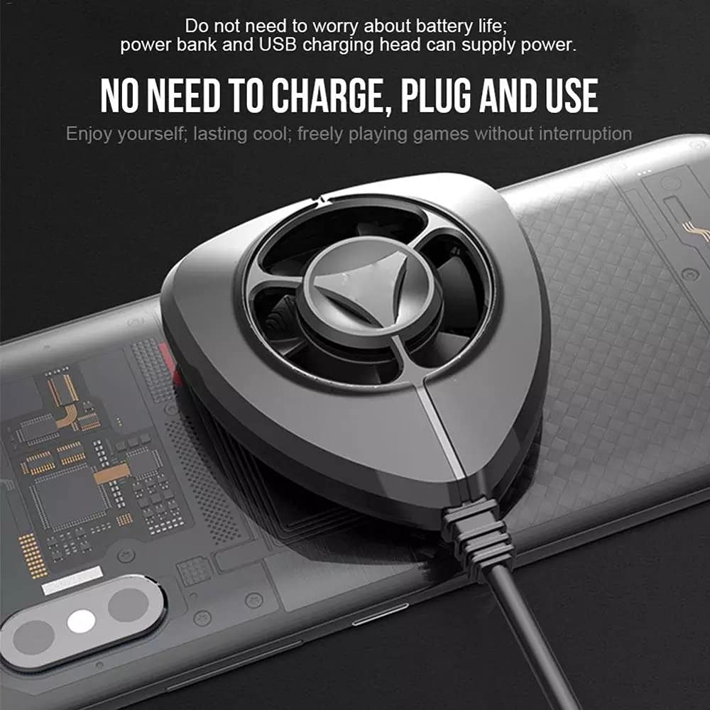 TEOYETTSF Mini Handhled Cooling Fan Gamepad Handle Radiator Mobile Phone Cooler Cooling Holder