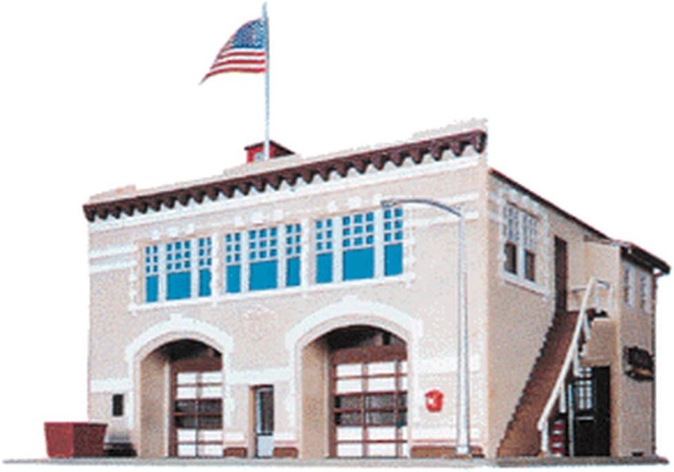 Life-Like Trains HO Scale Building Kits - Fire House
