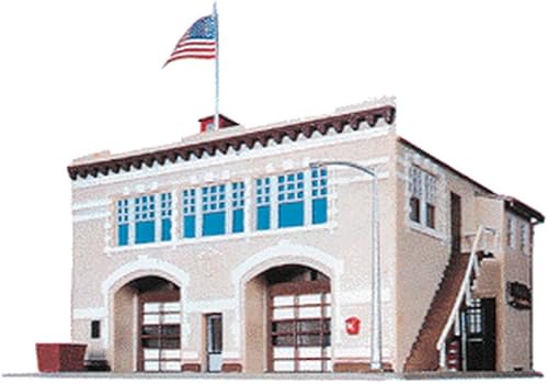 Life-Like Trains Kits de construcción a escala HO - Casa de bomberos