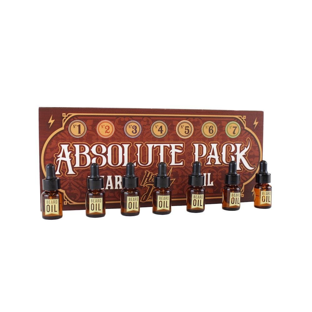HEY JOE - Absolute Pack Beard Oil, 7 x 3ml | Selección de nuestros 7 aceites para barba en formato cristal 3ml