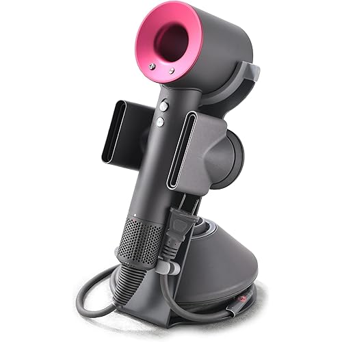 Hair Dryer Stand for Dyson Hair Dryer, Hair Dryer Stand hair dryer stand Organizer for Dyson Hair Dryer, Diffuser, Nozzle holder