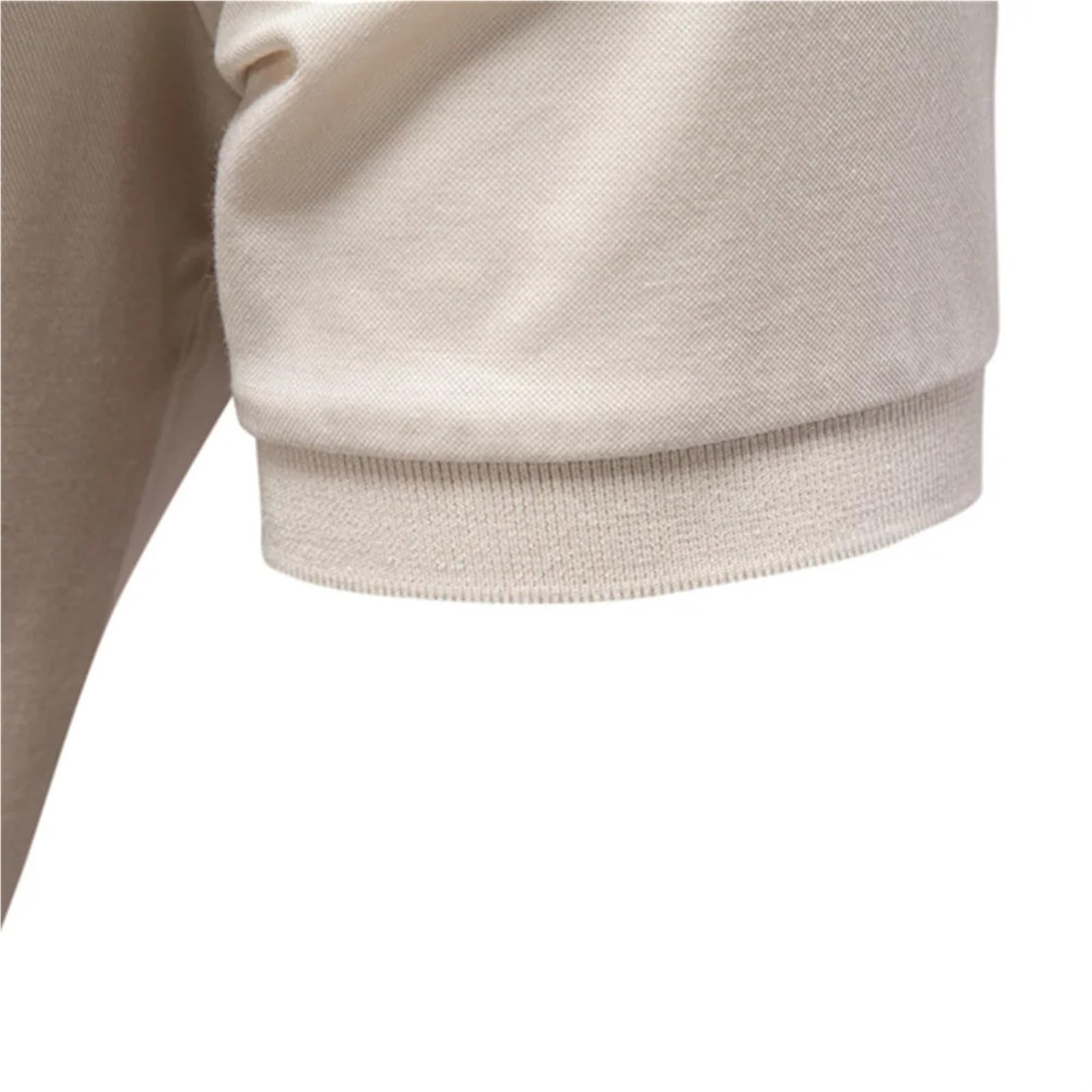 Polo Hombre Polo Sedoso Respirable for los Hombres Camisas Casuales Frescas amistosas de la Piel del Color sólido Masculino para el Verano