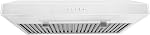 Vesta Chicago 30" White Stainless Steel Under Cabinet Range Hood - 750CFM, 3-Speed Exhaust Fan, New Extra LED Light, and Dishwasher-Safe Baffle Filters (30 Inch White Stainless Steel)