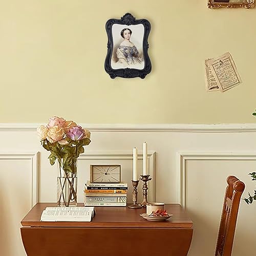 Miniatura 6 de Marcos de fotos antiguos de 5 x 7 pulgadas, marcos ornamentados, marcos góticos, marcos de fotos negros