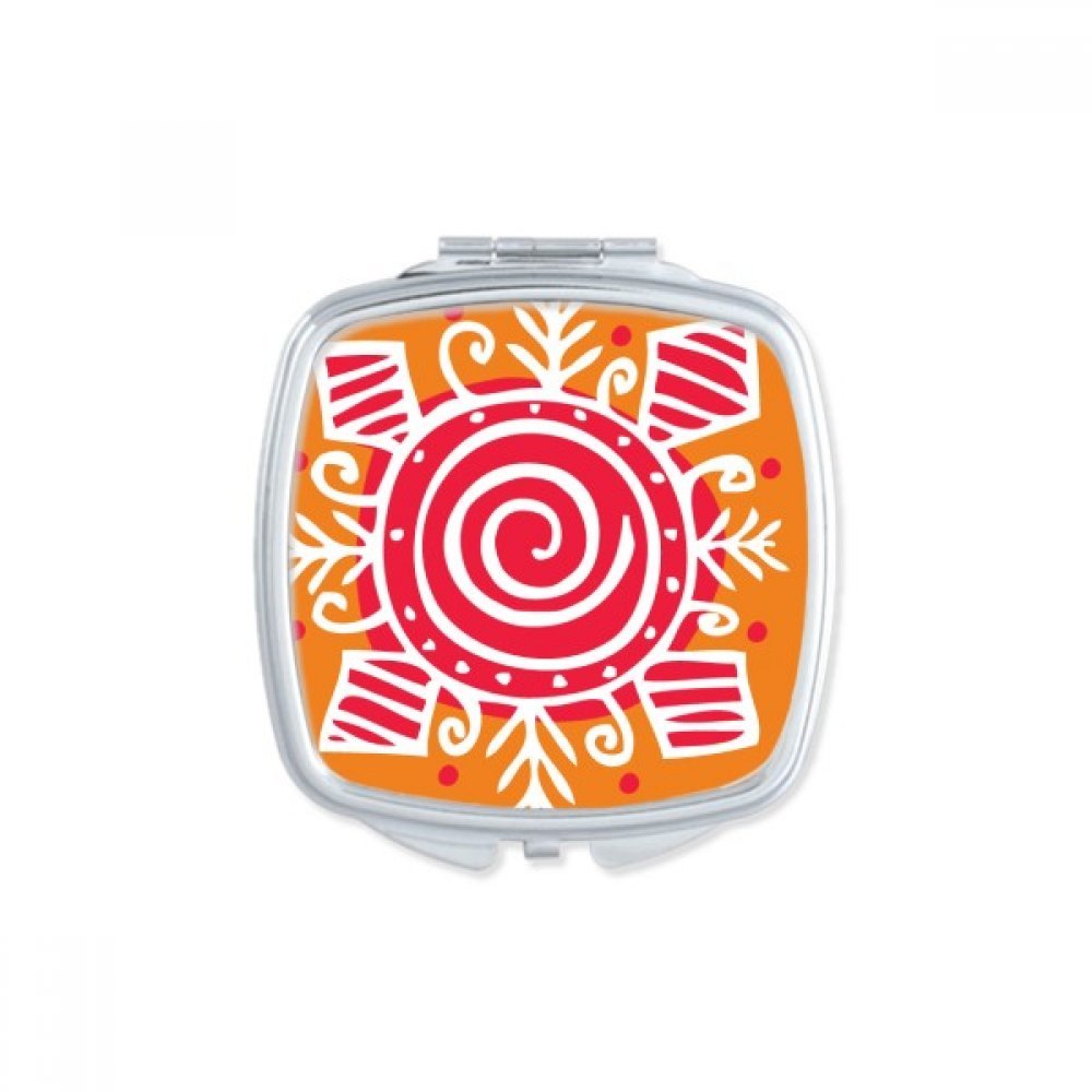 Miroir de maquillage mexicain portable pour sac à main