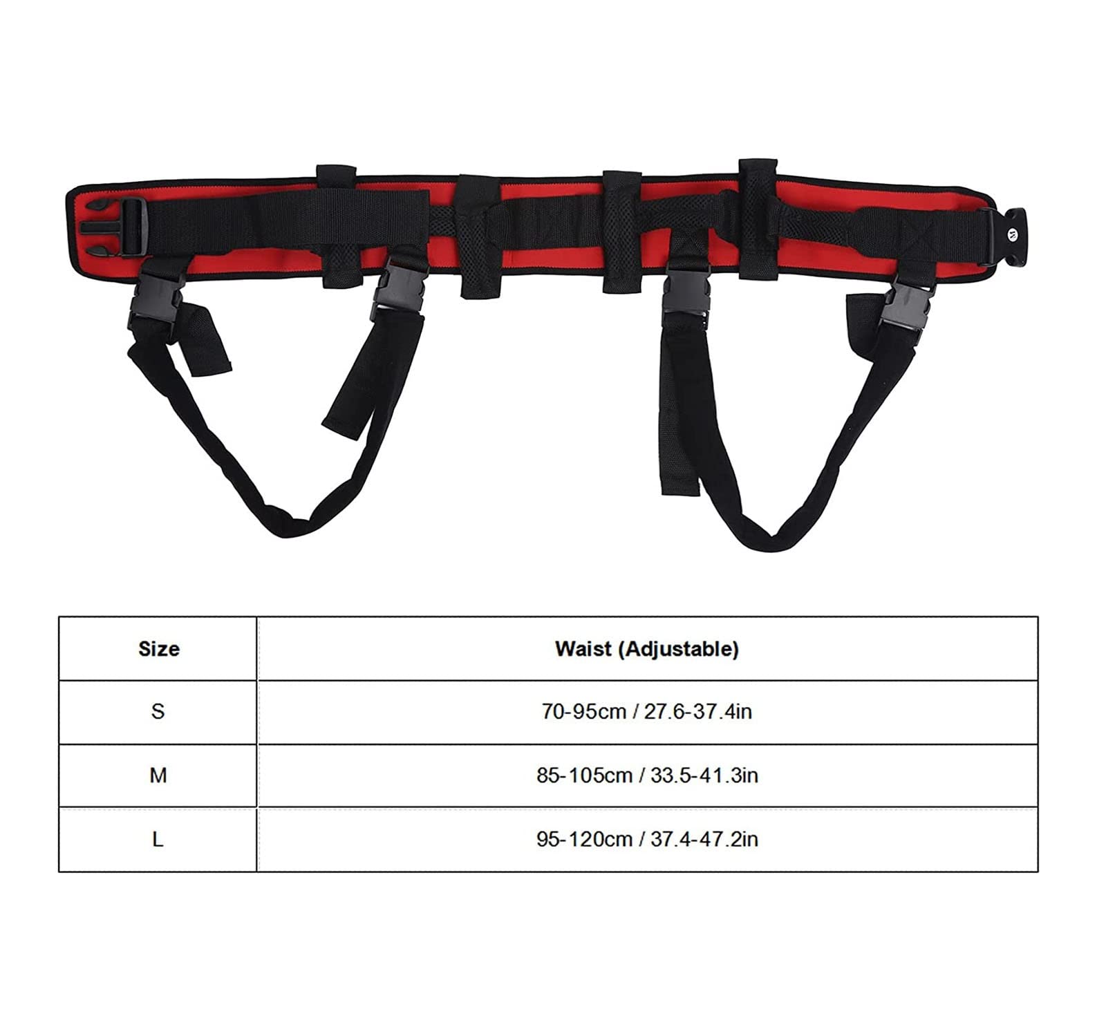 CEEBUS ArnéS ElevacióN Paciente Cuerpo Completo Cinturón de Transferencia, Cinturón de Marcha con Asas, Correas de Asistencia Médica, para Silla de Ruedas, Movilidad y Discapacidad. (Size : L)