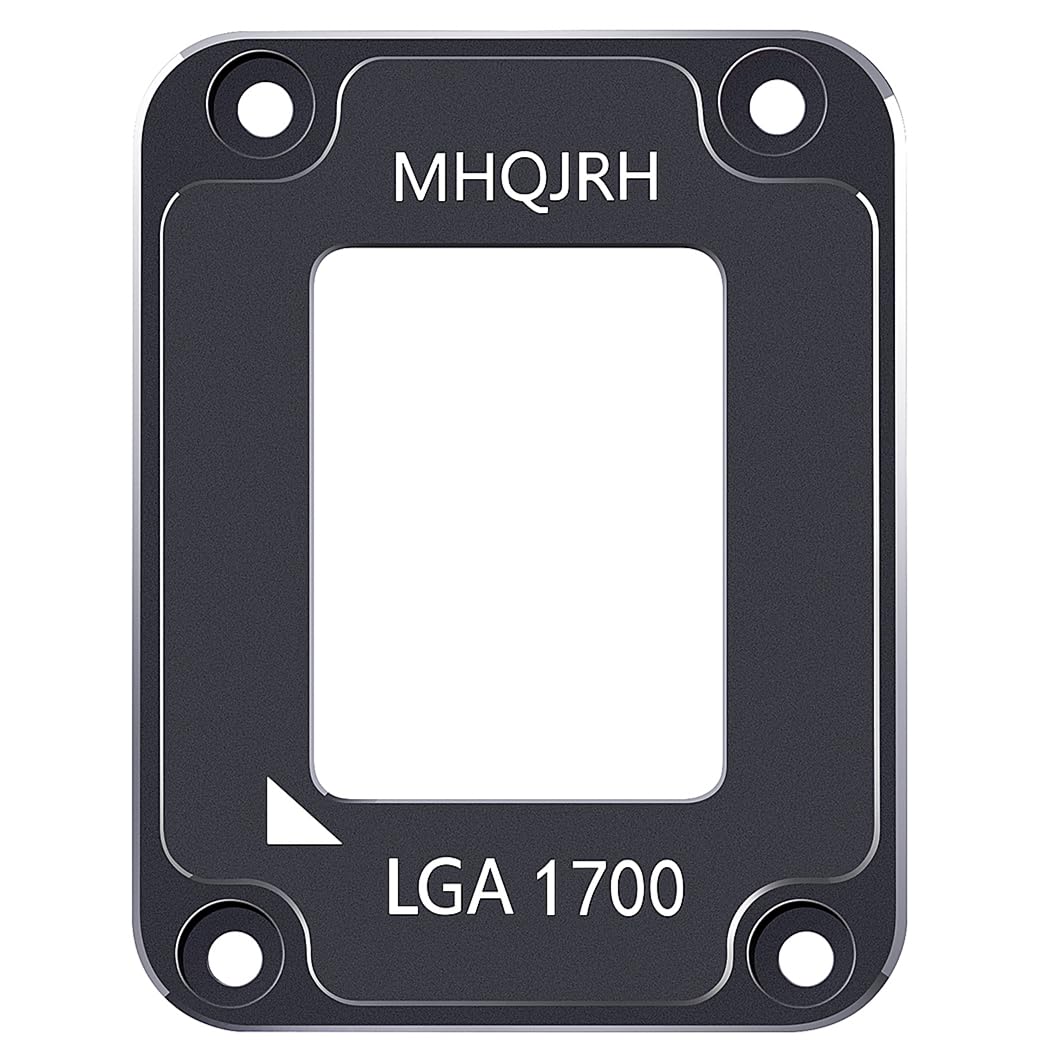 MHQJRH CPU Contact Frame for LGA 1700 Retrofit Kit, 17XX-BCF Bracket Intel 12th/13th/14th Generation Anti-Bending Buckle (Black)