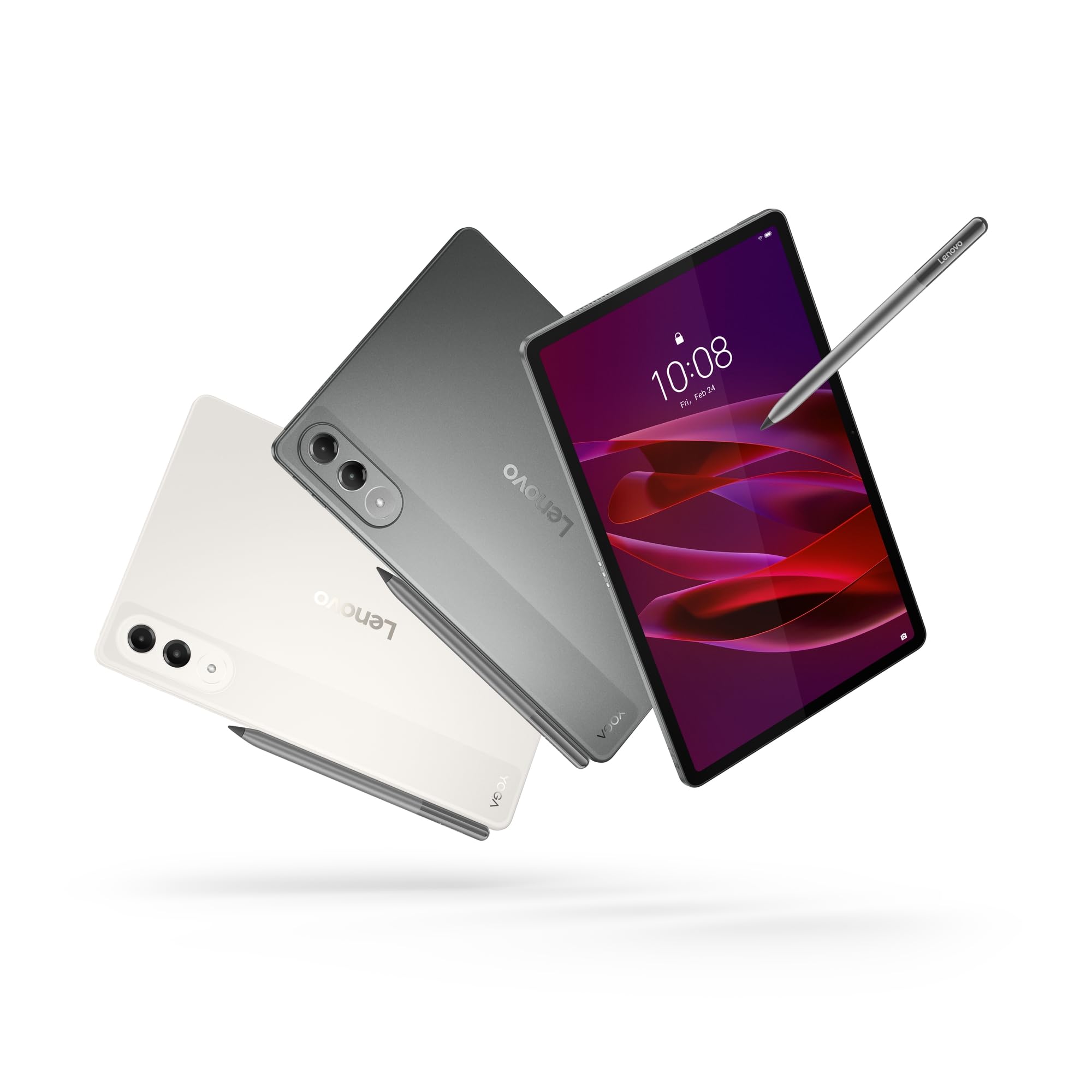 Lenovo Yoga Tab Tablet | 11.1" 3.2K LTPS Display | 16:10 | Qualcomm Snapdragon 8 Gen 3 | 12GB RAM | 256GB Speicher | Qualcomm Adreno 750 Grafik | Android 15 | Luna Grau | Inkl. Lenovo Tab Pen Pro