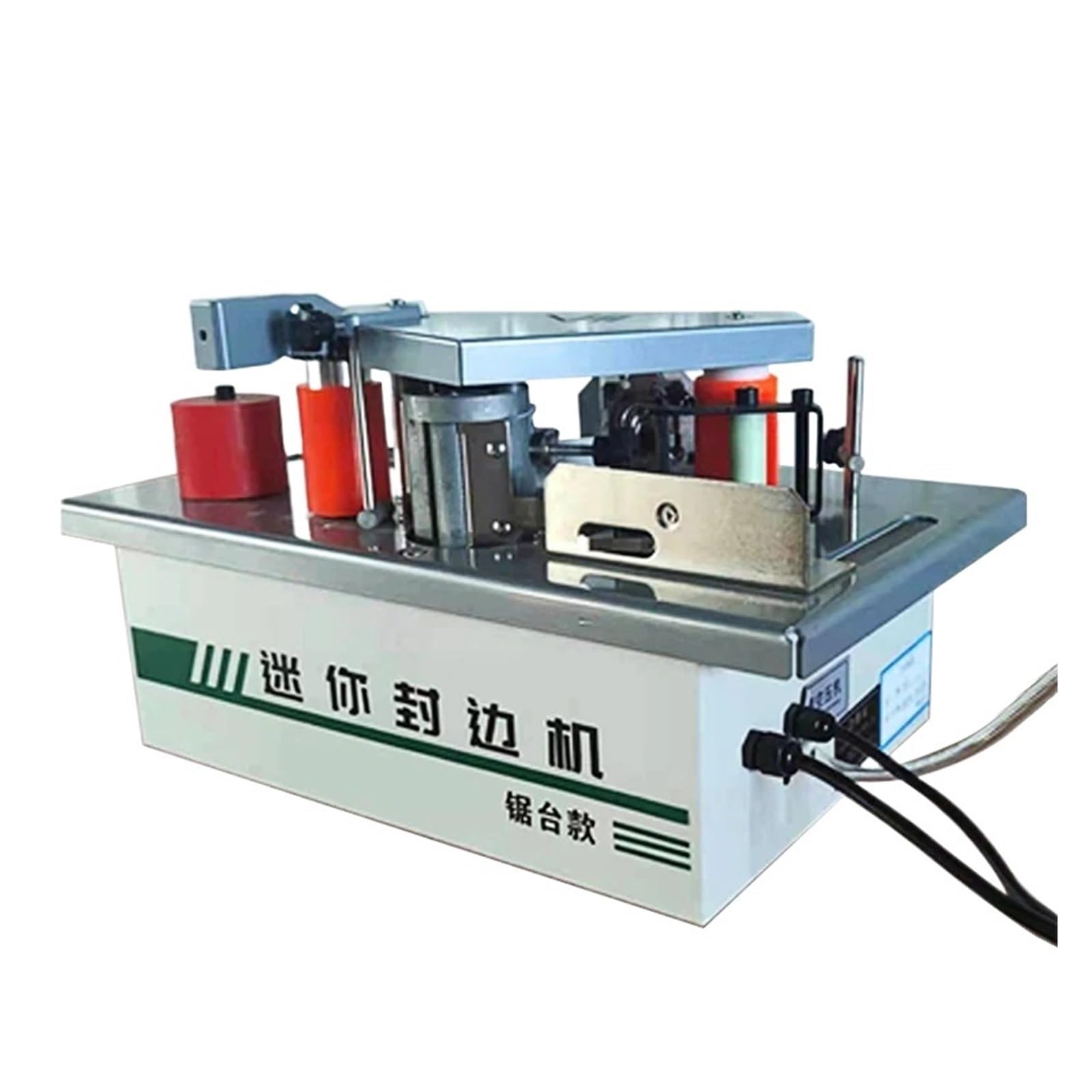 800W Wood Manual Edge Banding Machine Double Side Gluing Portable PVC Bander Woodworking Speed and Efficiency Improvement