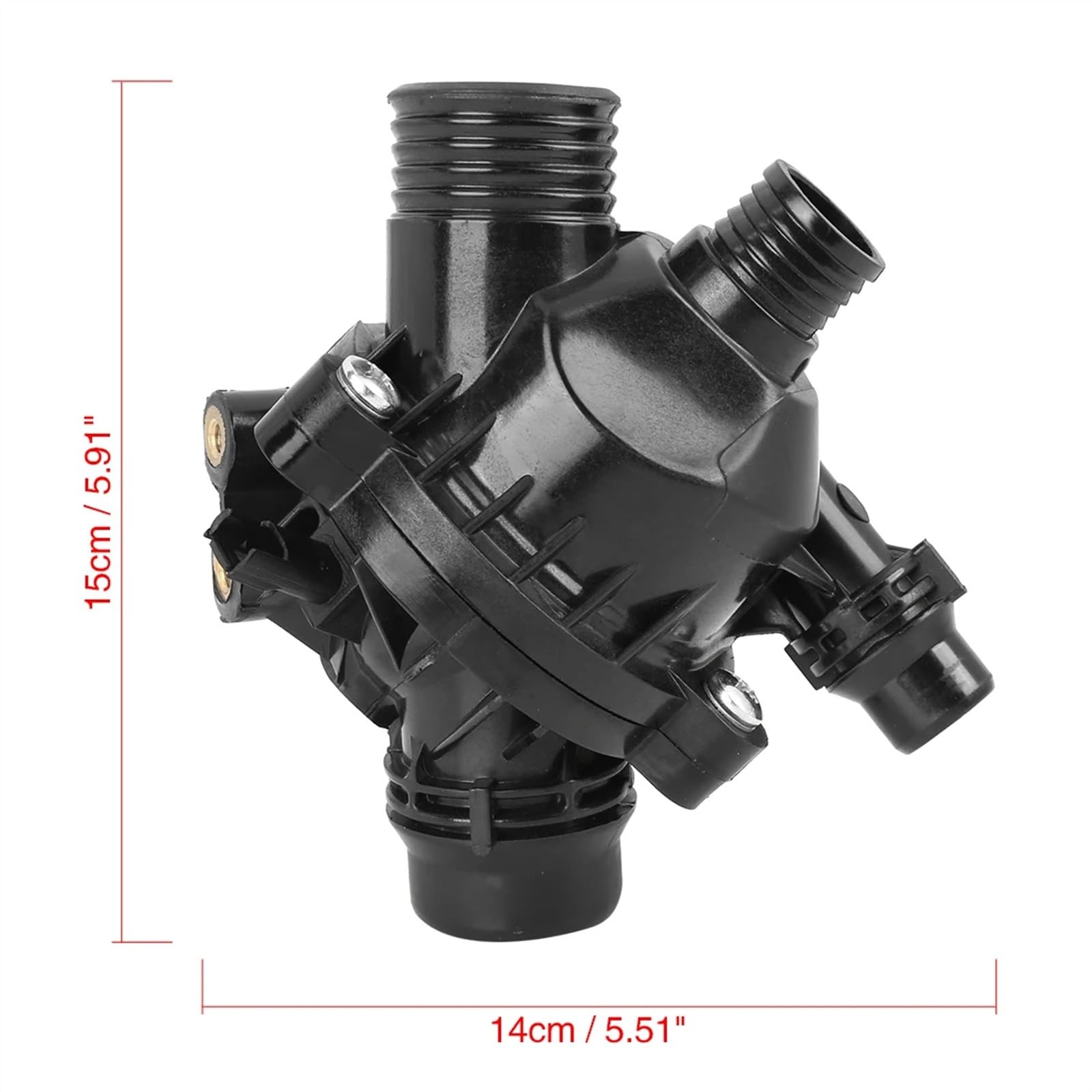Obudowa termostatu do BMW E60, 530, E65 i 730 (obudowa termostatu chłodziwa silnika, numer części 11537549476)