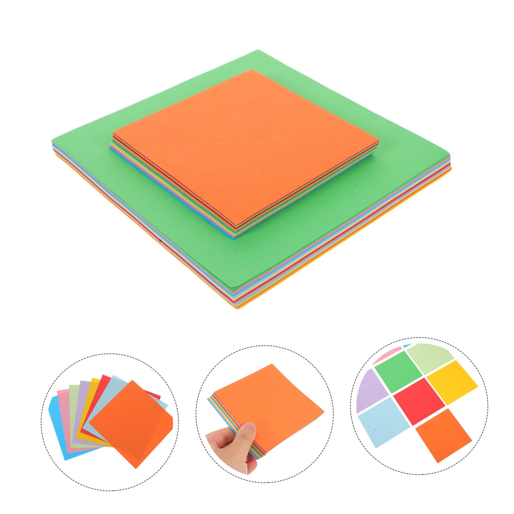 Papel Cuadrado de Origami para Niños 10 Bolsas de Manualidades