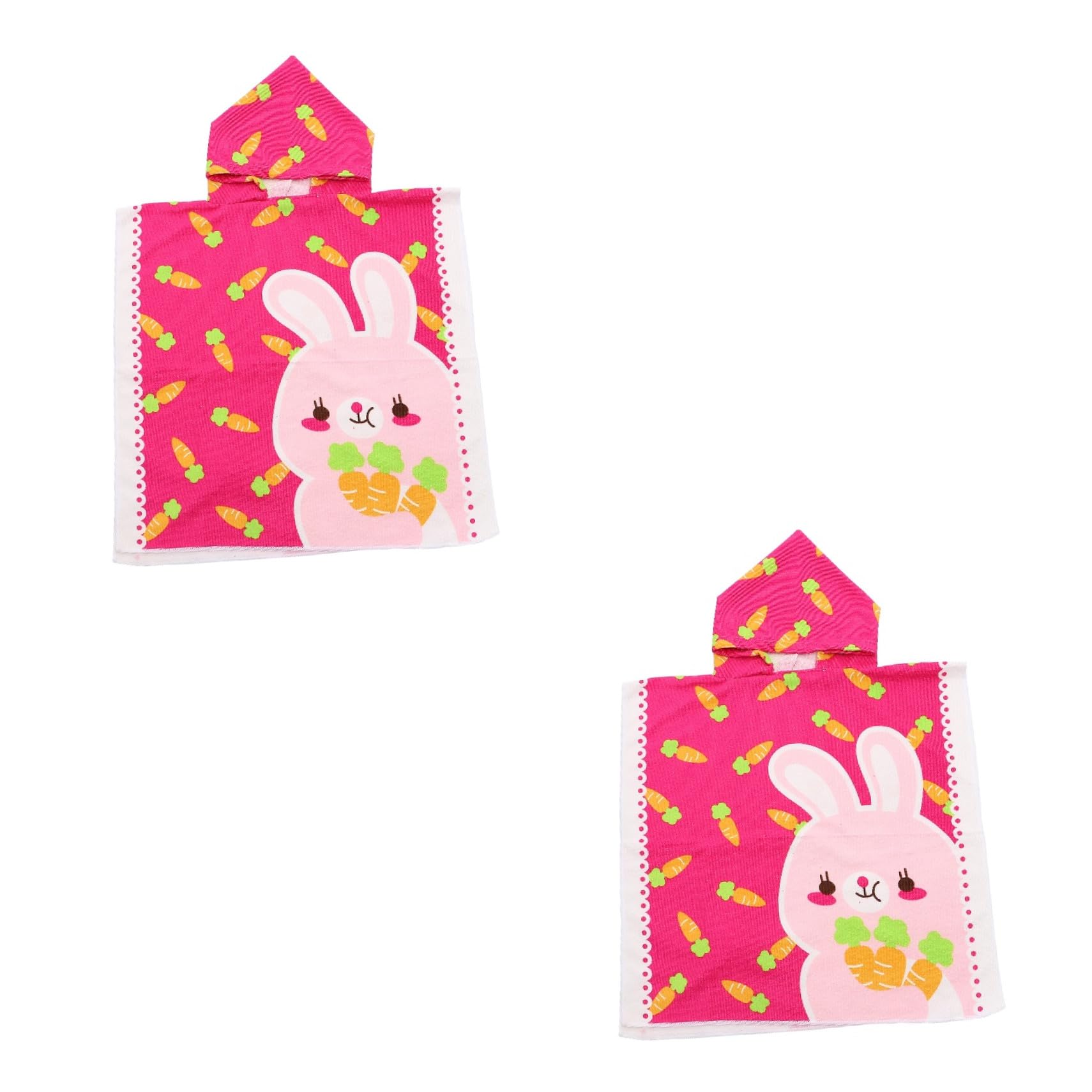 ABOOFAN 2 Stück Kinder Bademantel Umhang Handtuch Kinder Bademantel Kleinkind Handtücher Strandtücher Für Strandtuch Kapuzen Waschlappen