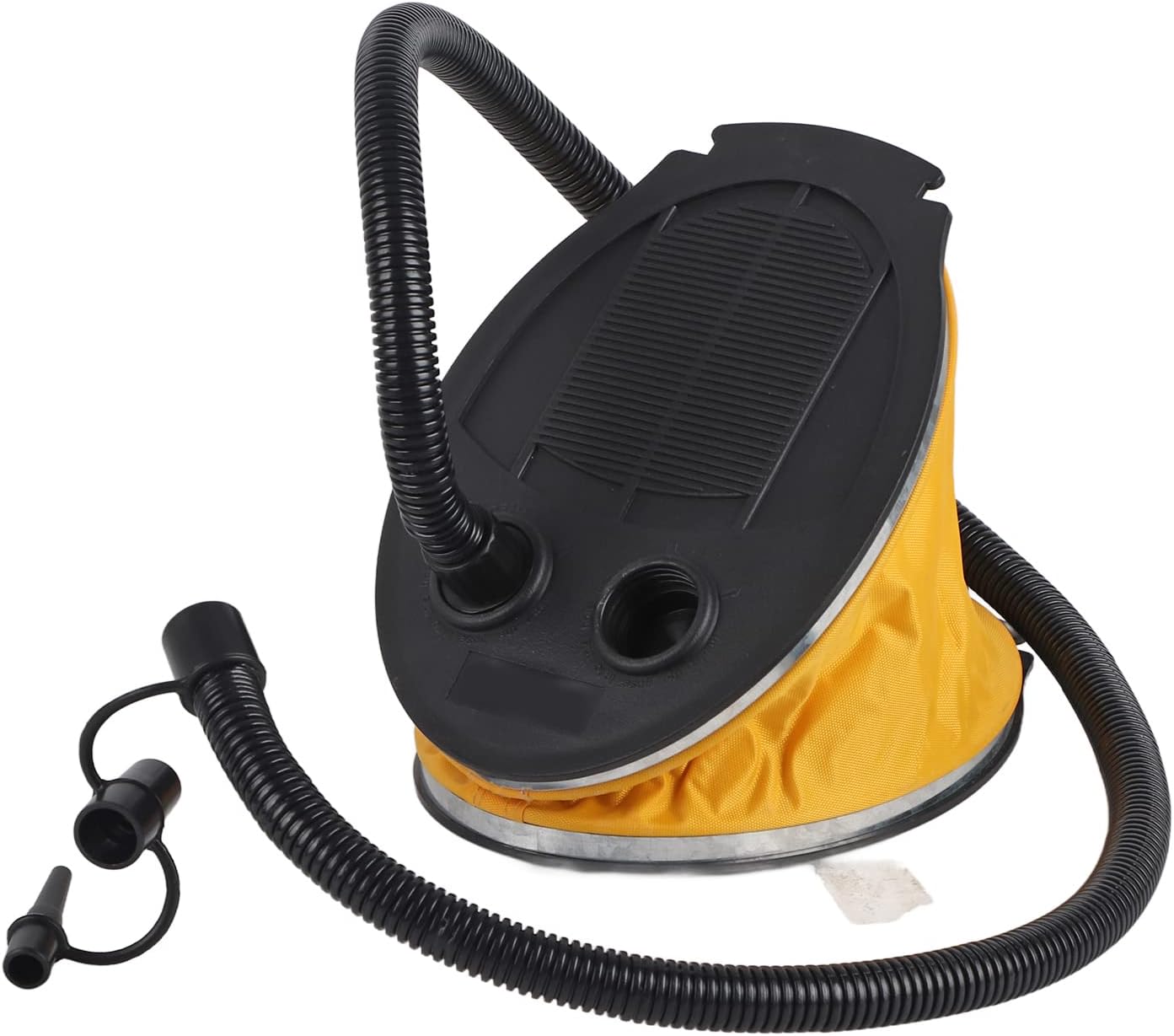 Foot Pump Air Inflator, Multiple Nozzles with Foldable Design, Ideal for Inflatable Boats, Beds, Swim Rings, Floating Mats & Water Supplies