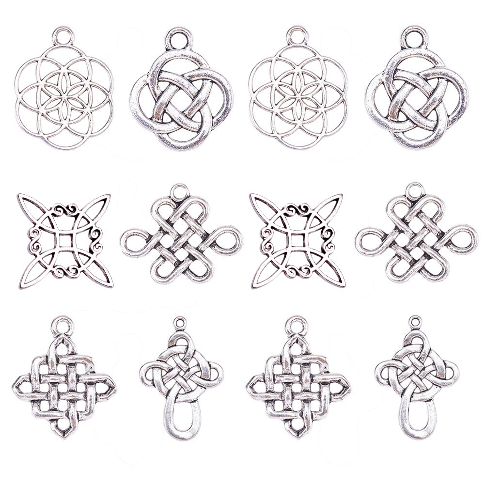 Charms Celtic anti-ternissement pour réparer des bijoux cassés en argent antique