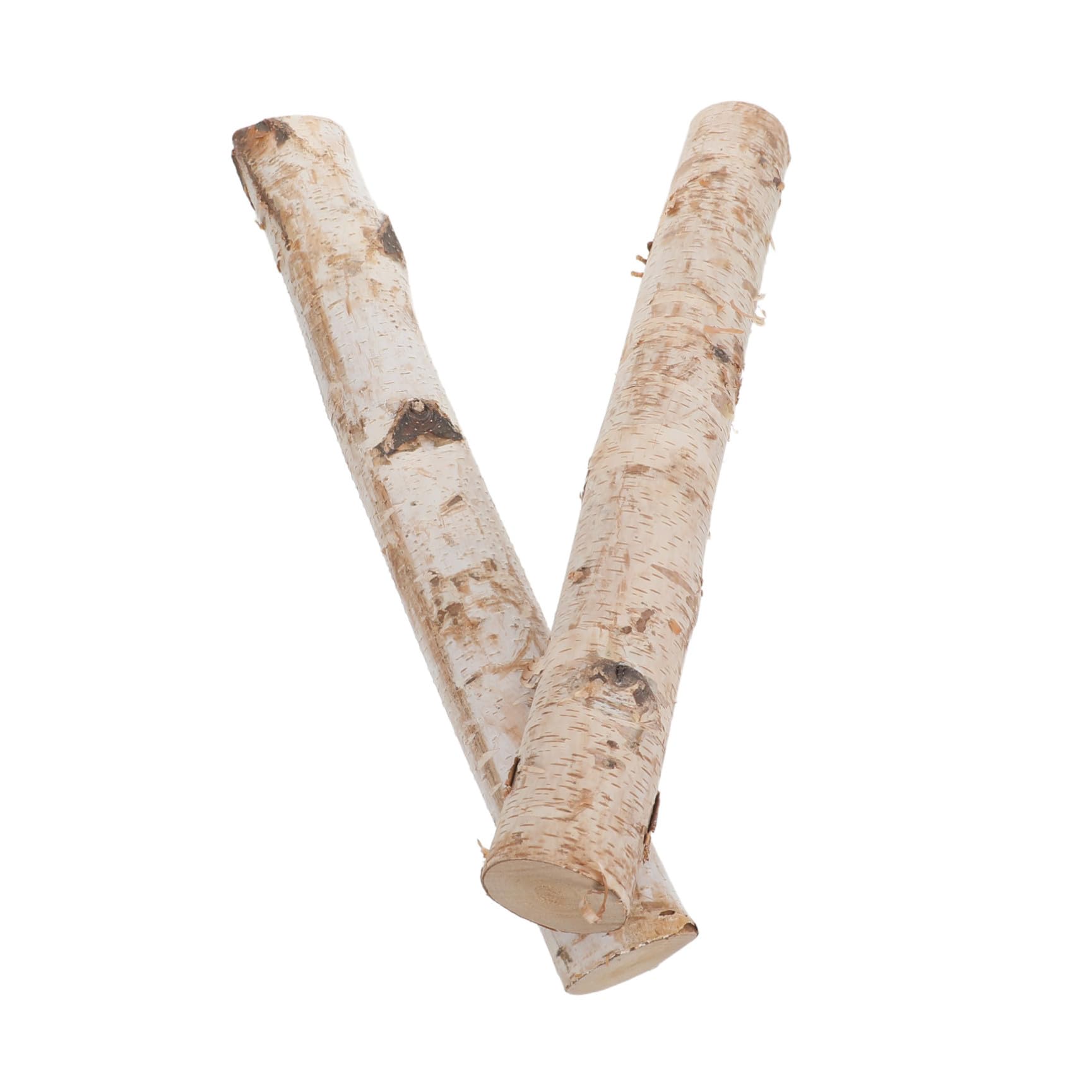 2 Pezzi Tronchetti Legno da Ardere in Legno Naturale per Decorazioni Natalizie Rustiche, Affidabili per Eventi a Tema e Artigianato Creativo