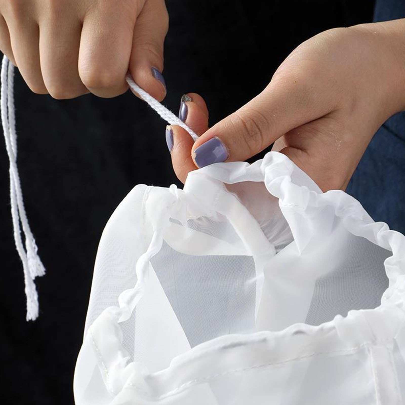 Garza Alimentare 50x50 Cm - 6 Pezzi Riutilizzabili Per Filtrare Formaggio, Succhi | Cotone - Foto 6