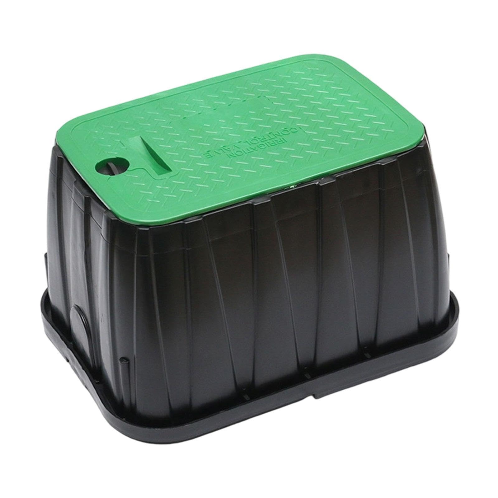 KESOTO Arqueta de Riego para Riego, Protección, Instalación Rápida, Resistente, con Tapa, para Césped Subterráneo