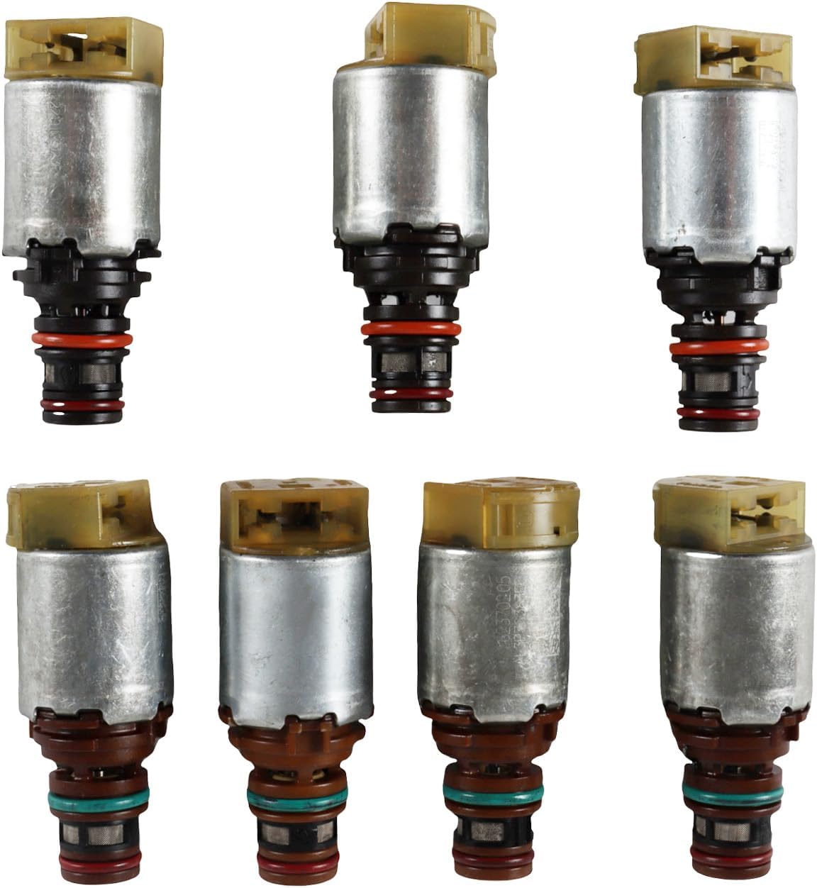 1Set 7Pcs Transmission Solenoids 6R140 Transmission Solenoid Kit Replacement for 2011-UP F350 Superduty