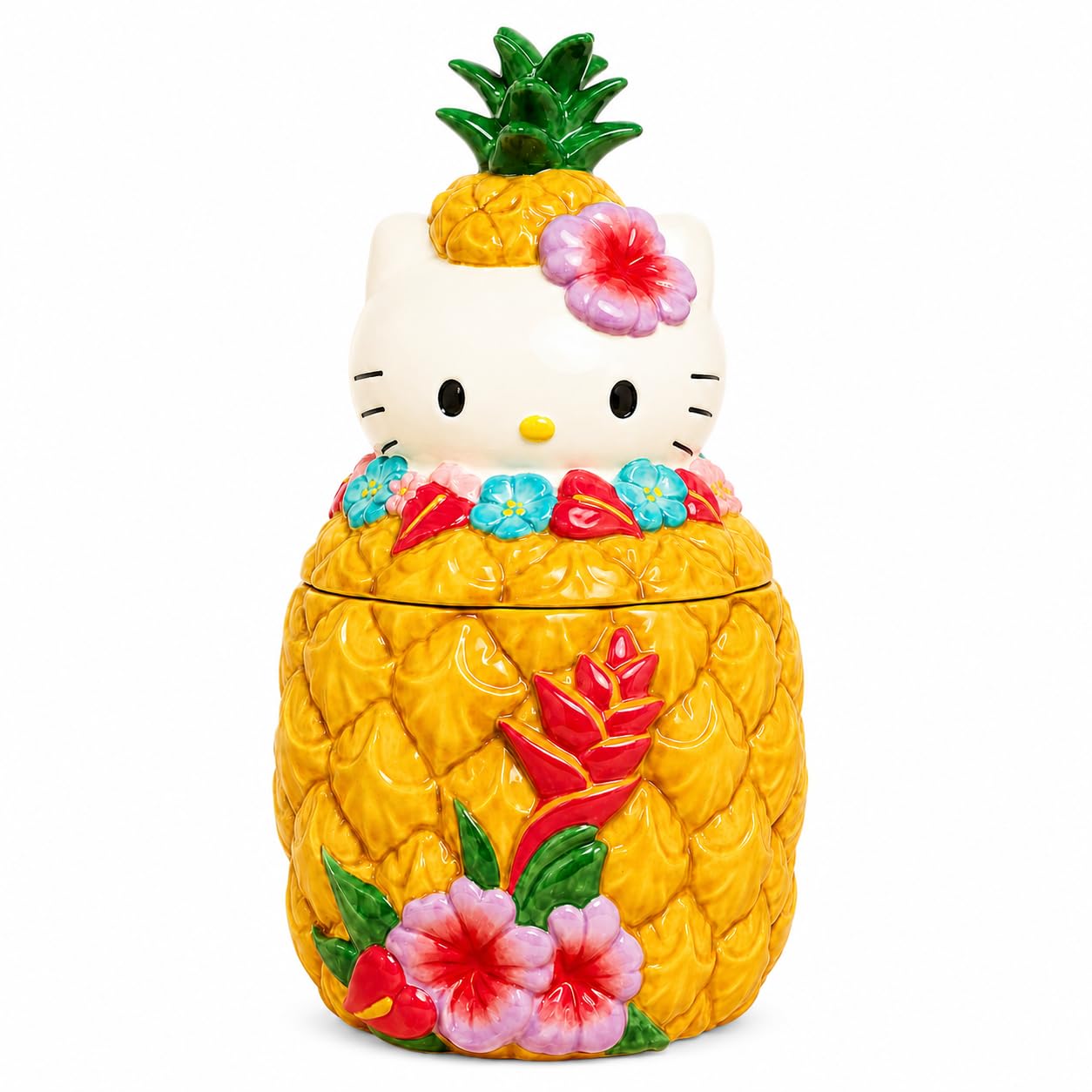 Amazon.com: Blue Sky Clayworks Hello Kitty Pineapple Cookie Jar