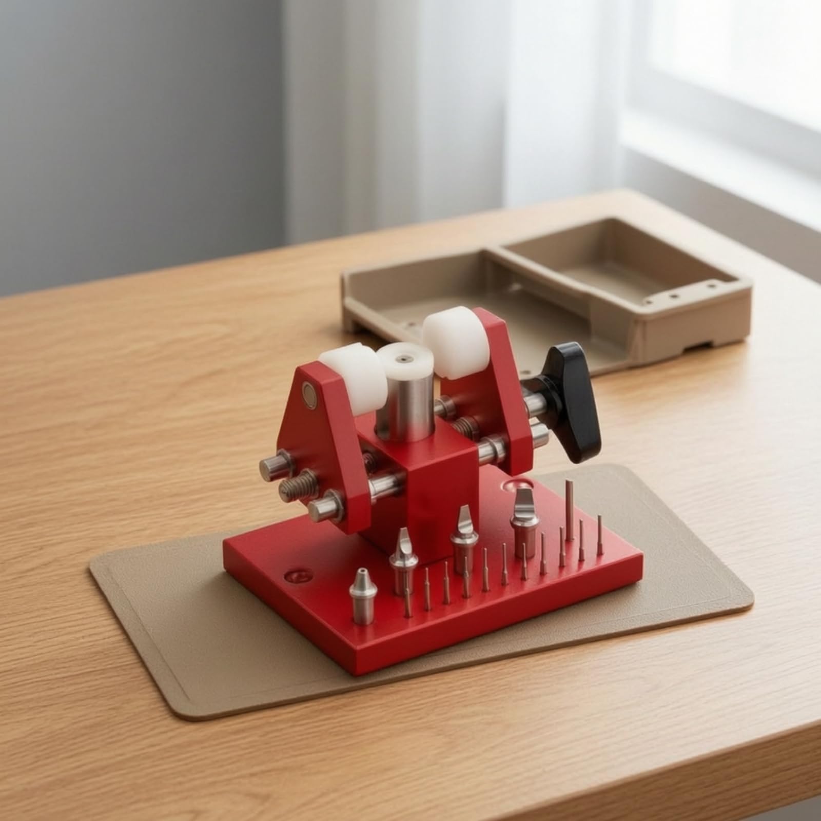 predolo Ouvre-Boîtier Montre Robuste Kit Pratique Outil pour Horlogers, Établi