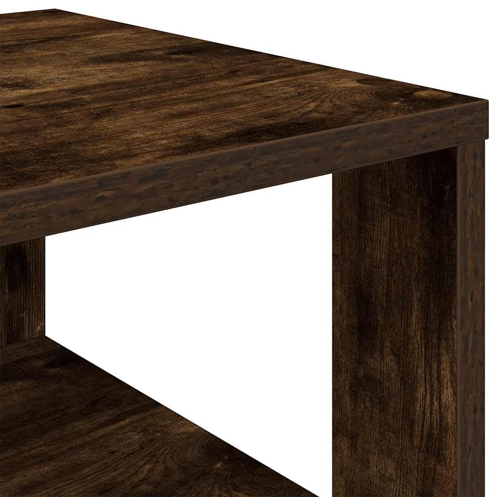 Regał na buty, dąb wędzony, materiał drewnopochodny, 61 x 32 x 87,5 cm, wąska szafka na buty z dużą ilością miejsca do przechowywania, do korytarza, przedpokoju i sypialni, jako praktyczny