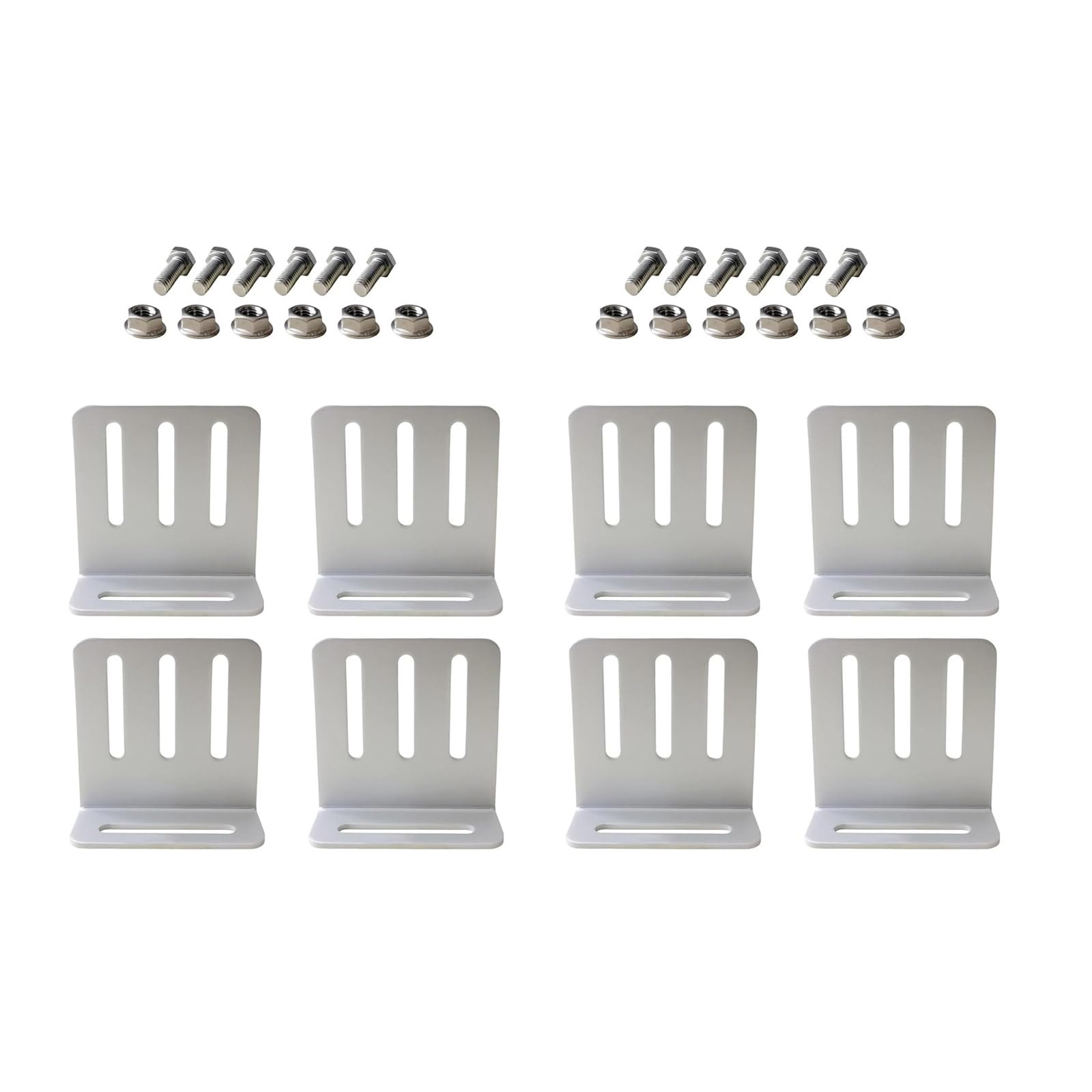 Hdoytxxm Four Pieces Permanent Aluminum Photovoltaic Panel Bracket Modifiable Mounting Structure For Mobile Yacht Agreement Air Immune Aluminum Photovoltaic Panel Parenthesis