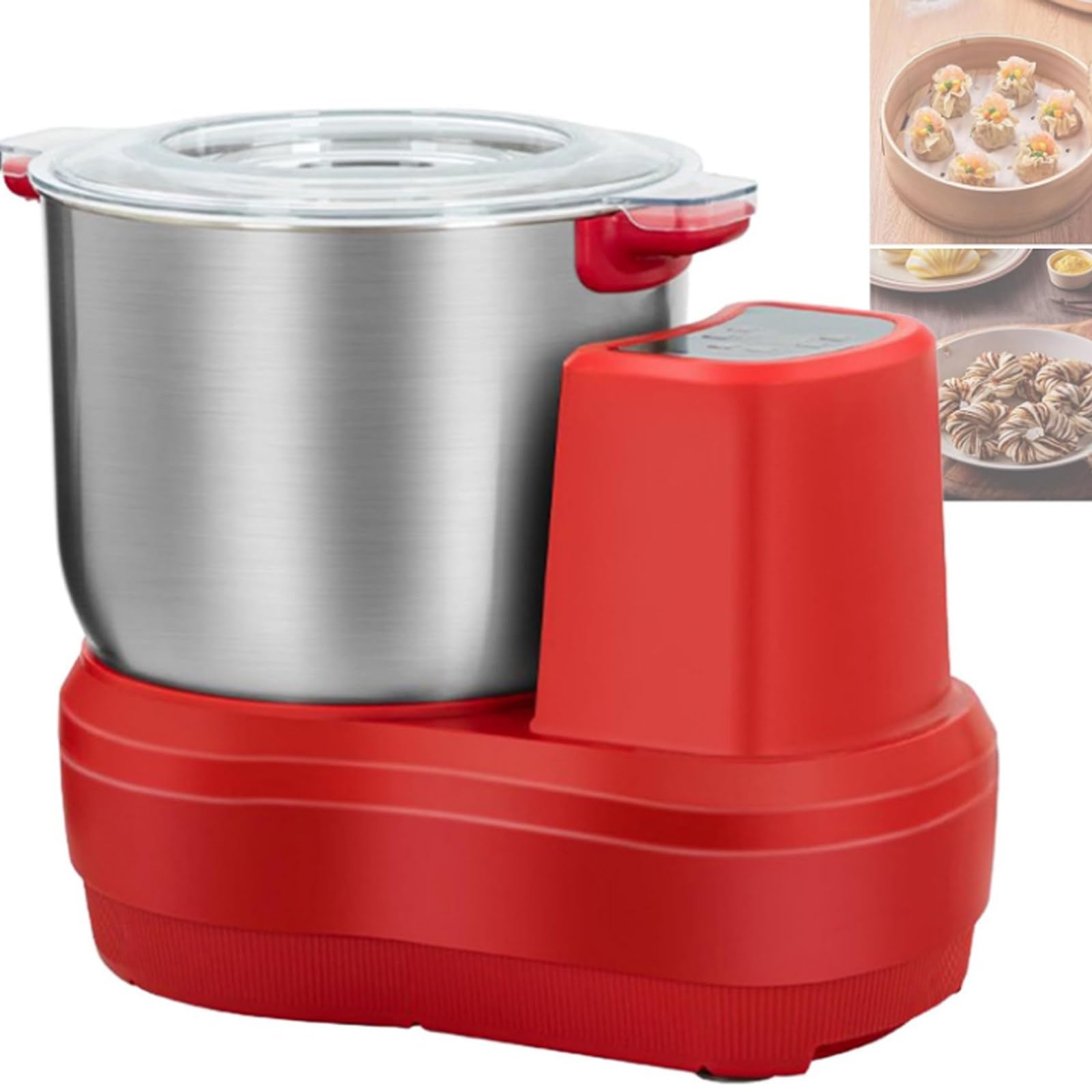 YXYLJOZ Dough Stand Mixer Machine, Electric Dough Mixer With Ferment Function, Dough Food Mixer, Home Baking Hands-Frees Kneading Machine, Low Noise