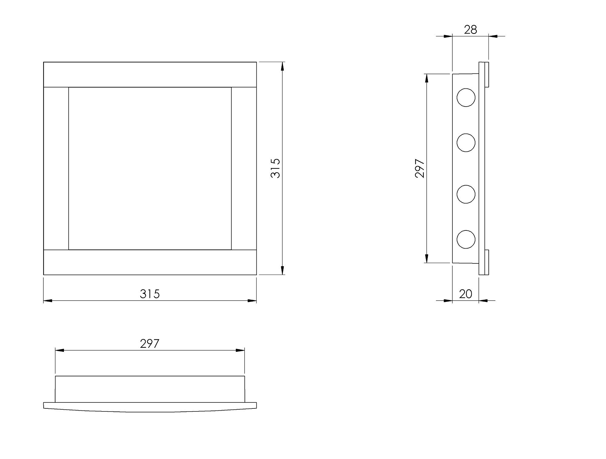 Antracita 30x30 cm Puerta de Inspección, Trampillas de Revision de Mantenimiento de Plástico ABS 300x300mm