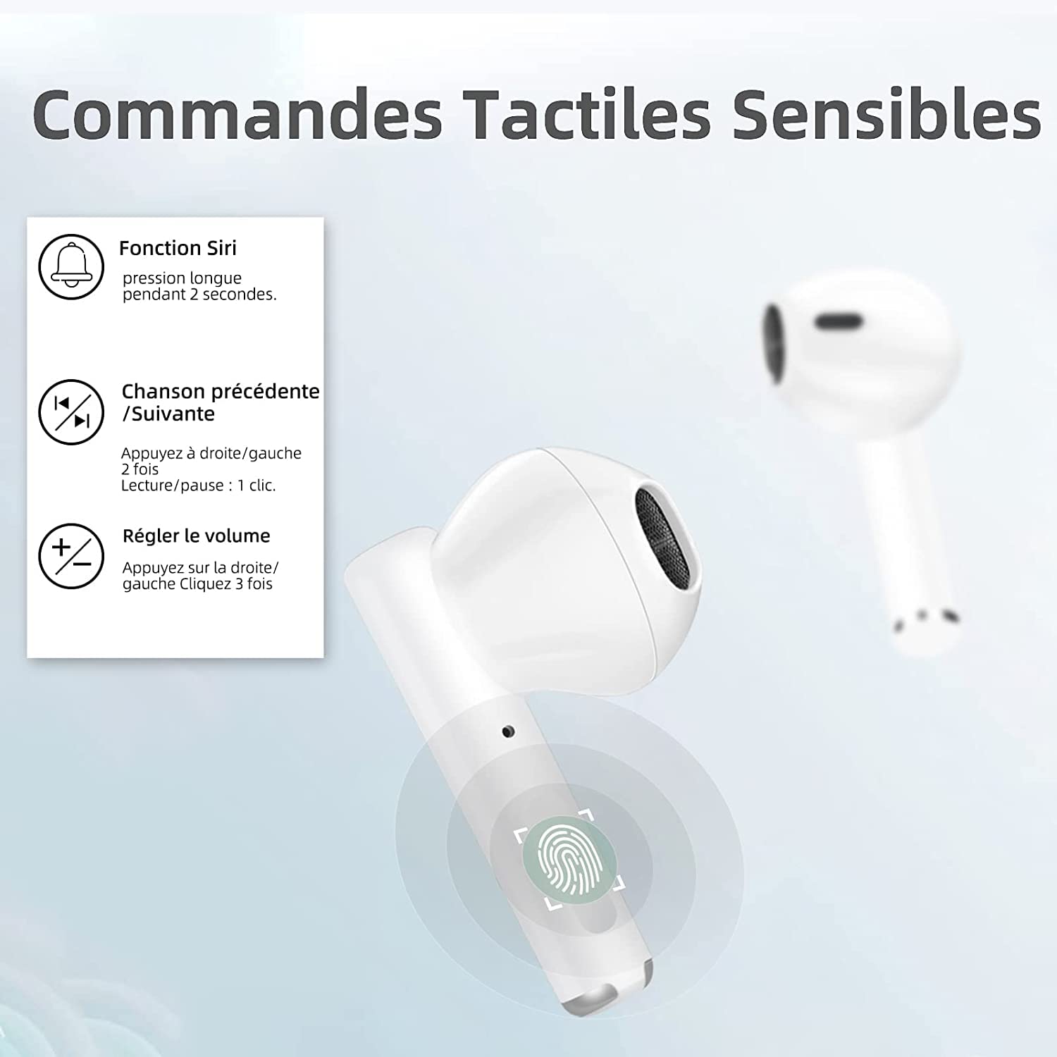 Auricolari Bluetooth Auricolari Senza Fili Noise Cancelling In Ear Stereo Hifi Auricolare Sport Impermeabile Cuffie Con Scatola di Ricarica Per Andriod IOS