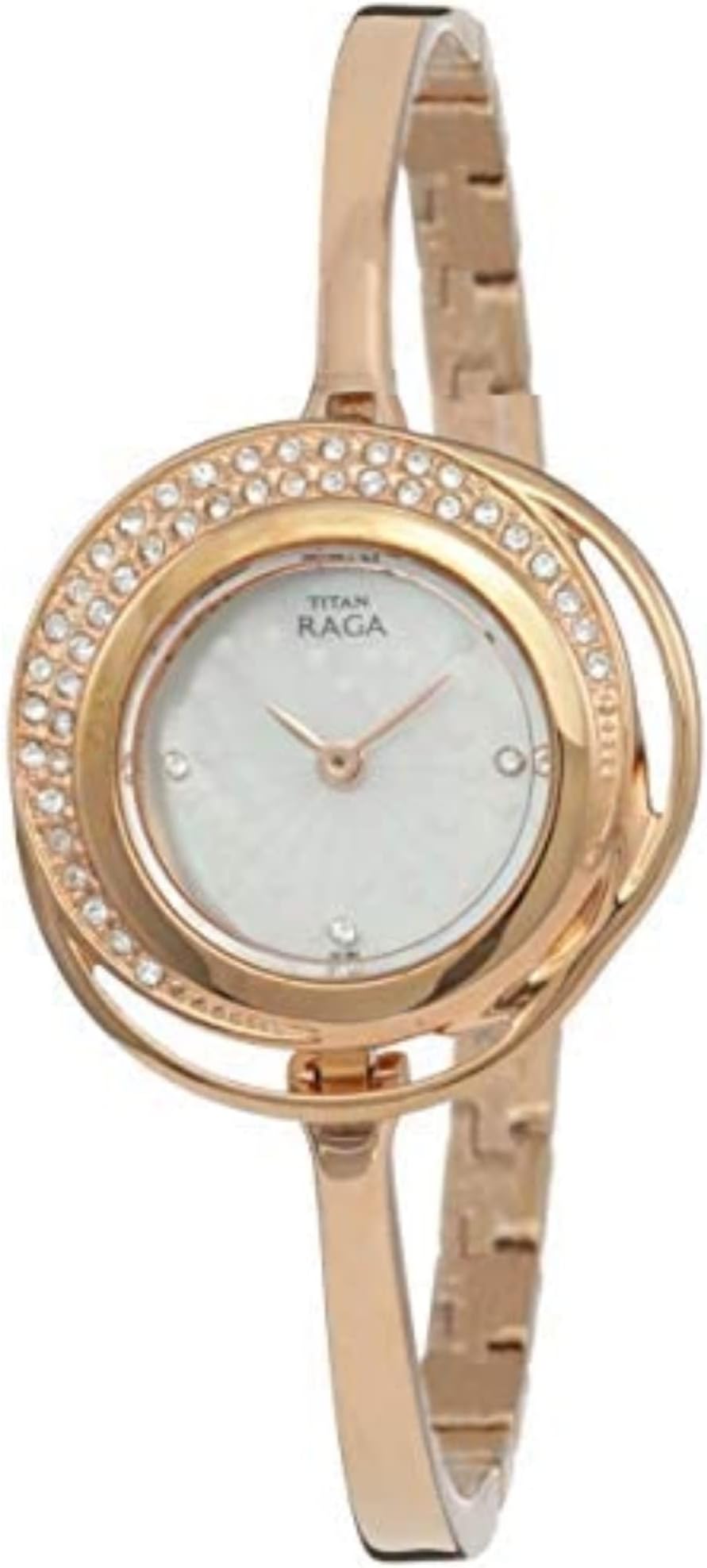 Raga Analog Mother of Pearl Dial Women's Watch-NM95003WM01 / NL95003WM01/NP95003WM01