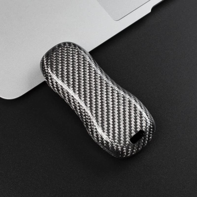 Coque de clé en fibre de carbone Porsche Panamera Cayenne 911 protection rigide - 4
