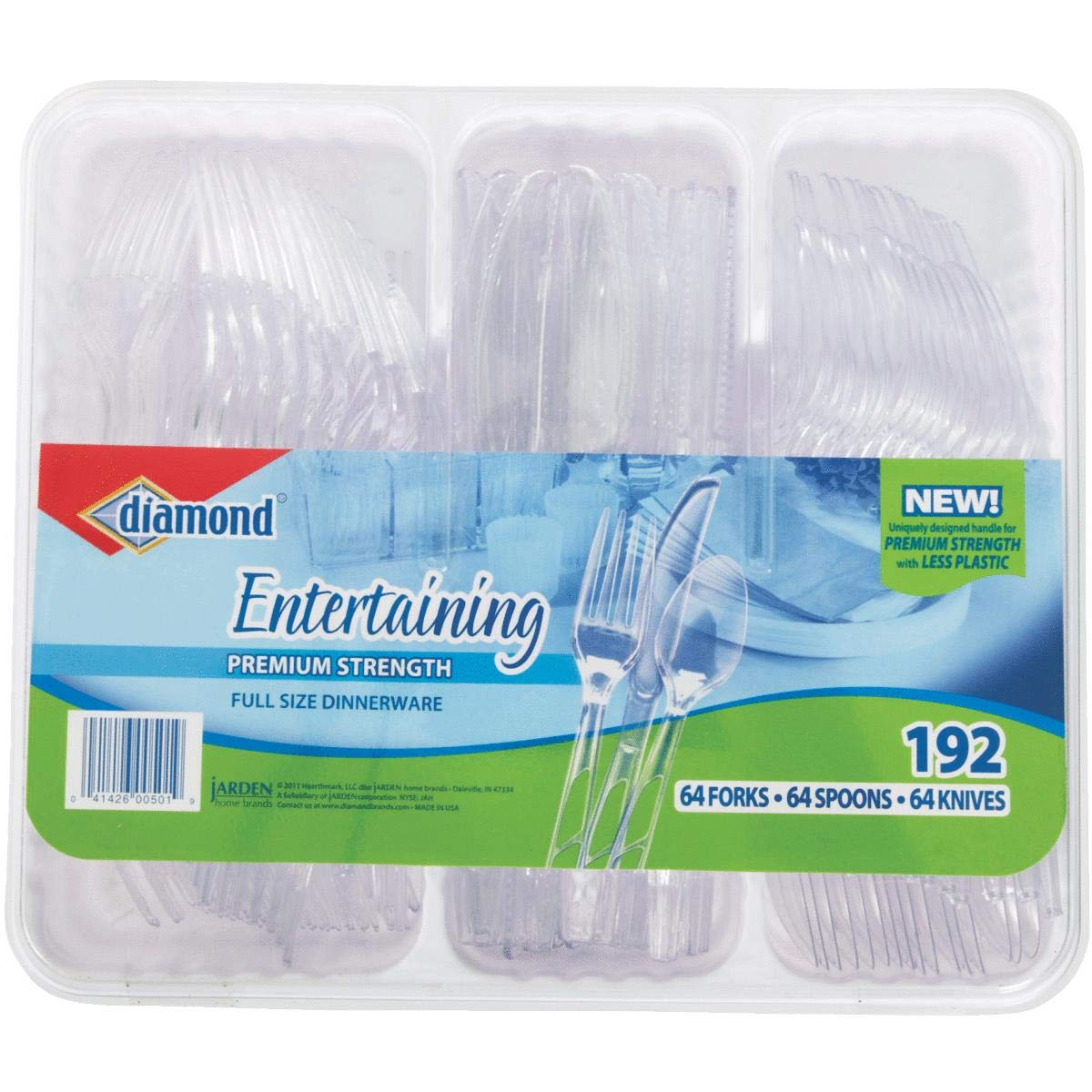 Jarden Home Brands 192Ct Combo Cutlery, Clear