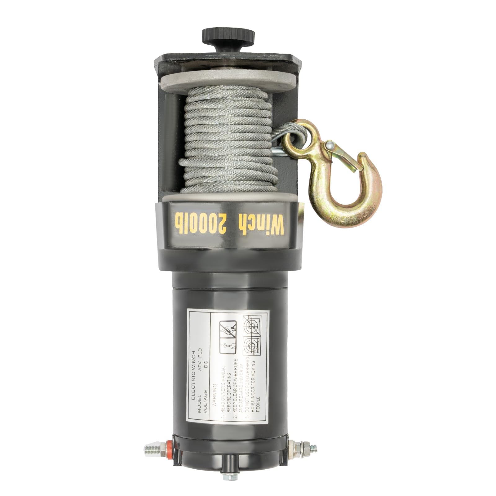 Verricello elettrico, 900 kg/200 kg, con controller per fuoristrada, ATV, dispositivo di sollevamento/trazione, 6 m di lunghezza