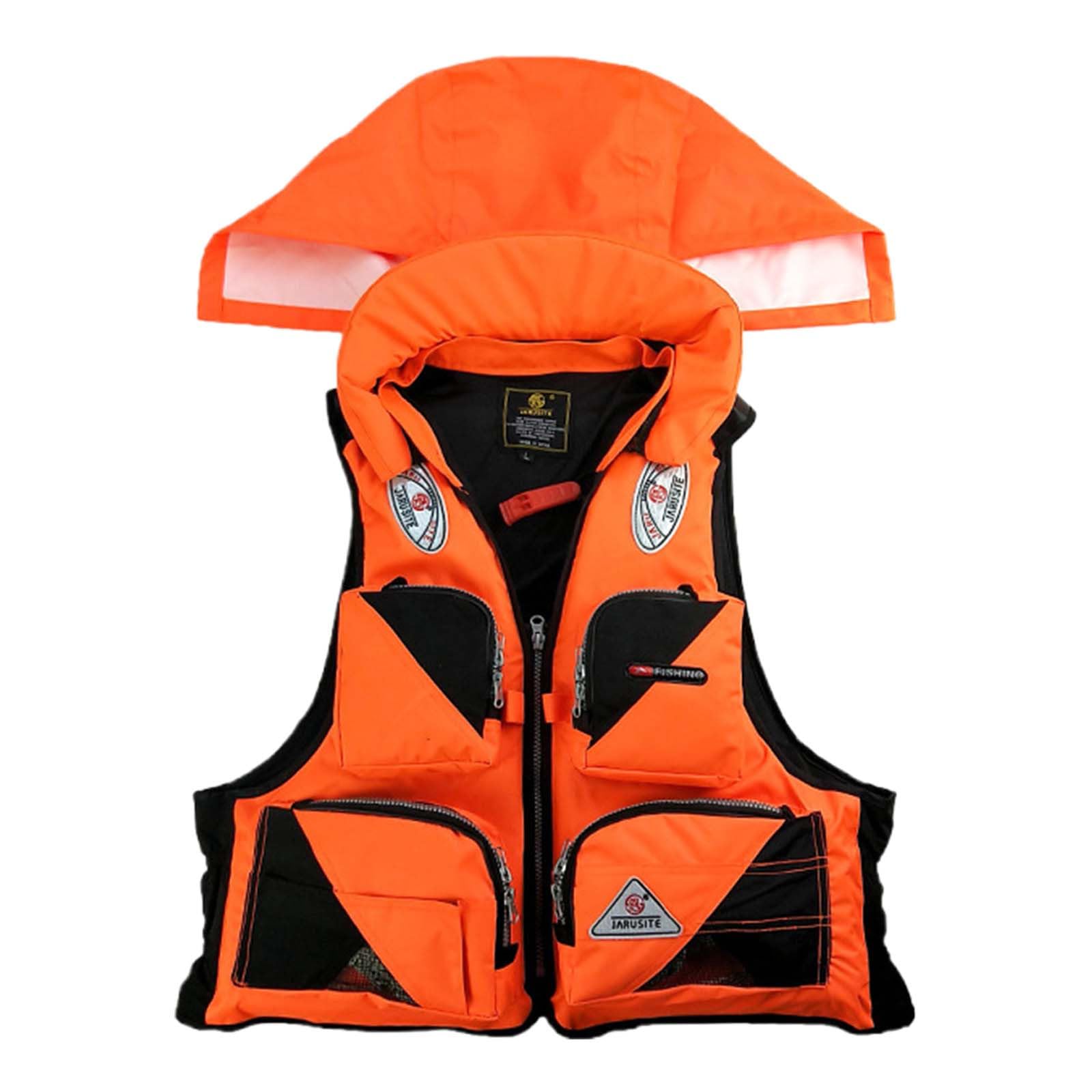 Chaleco de kayak desmontable para adultos con espuma y bolsillos chaleco de natación para alta flotabilidad ligero con correas ajustables para kayak bote remo deportes acuáticos